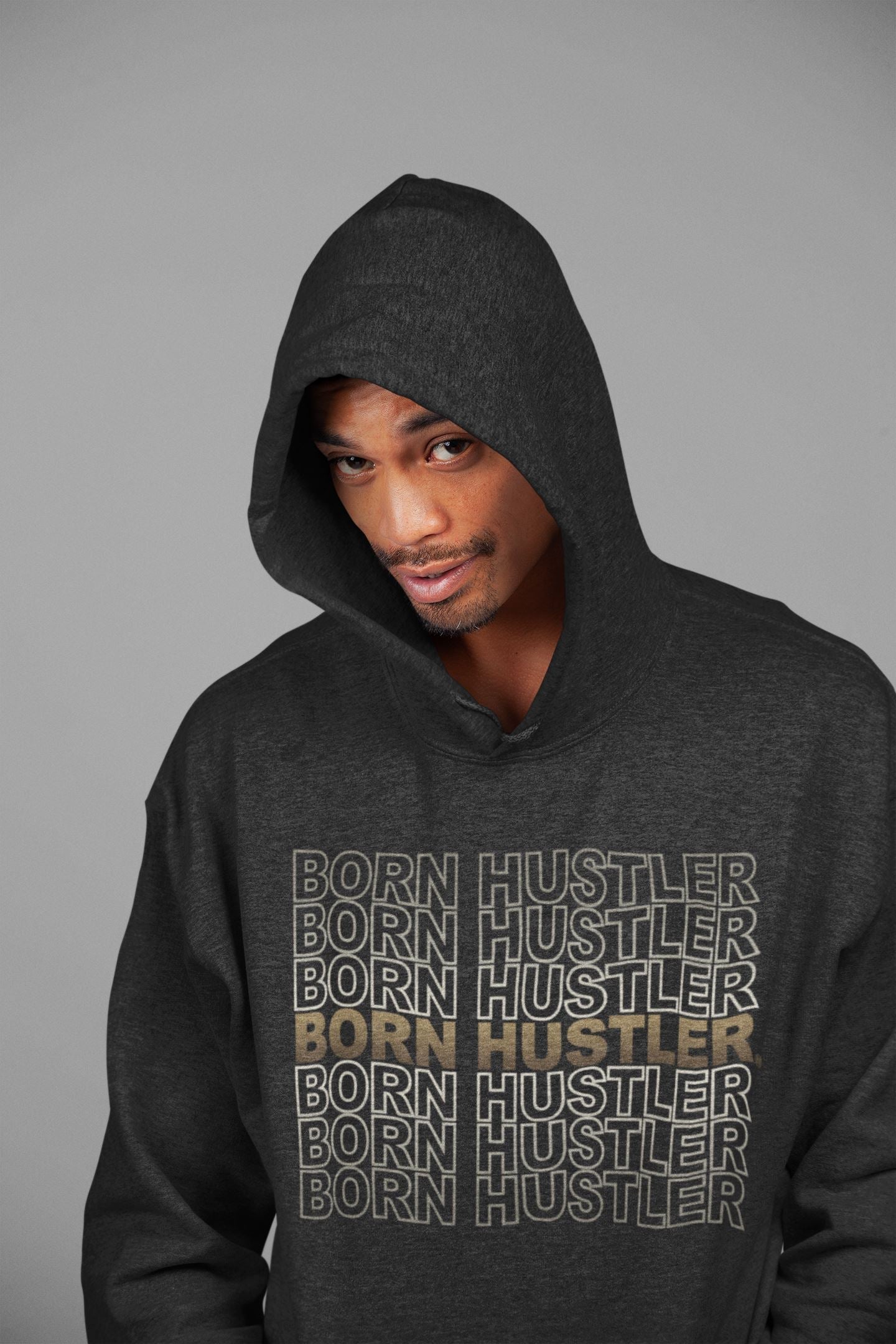 Born Hustler Unisex Tops - Air Jordan 1 Dark Mocha