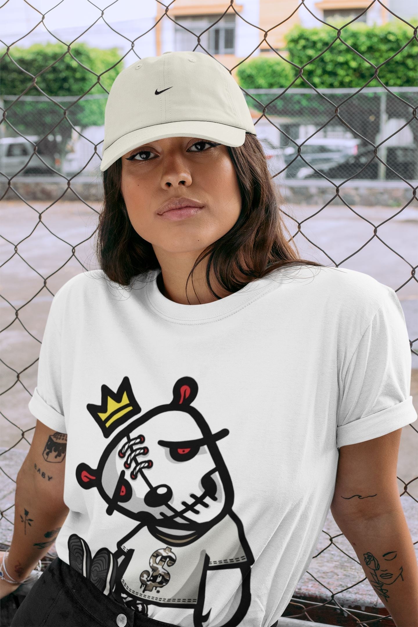 Dead Dolls Unisex Tops - Air Jordan 1 Dark Mocha