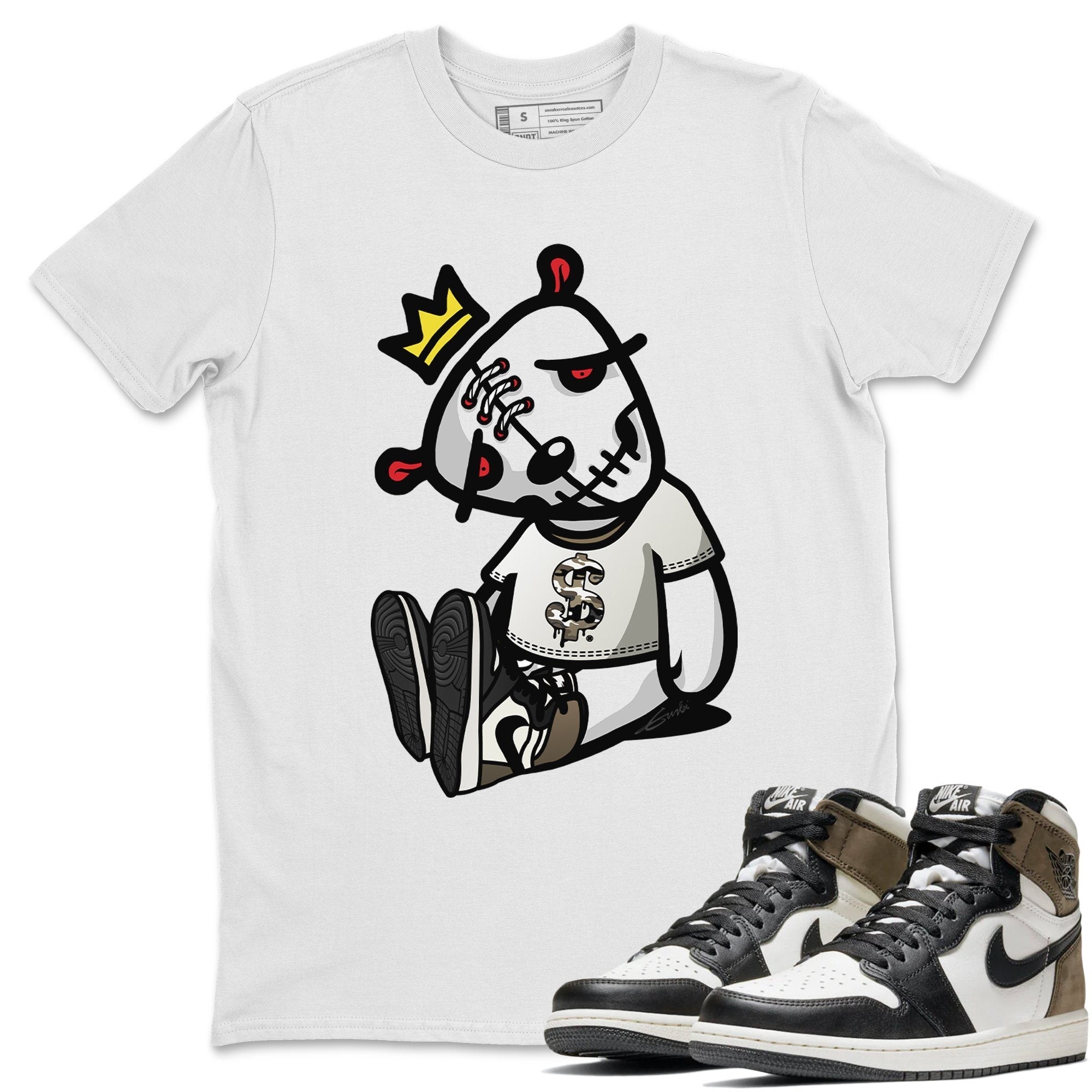 Dead Dolls Unisex Tops - Air Jordan 1 Dark Mocha