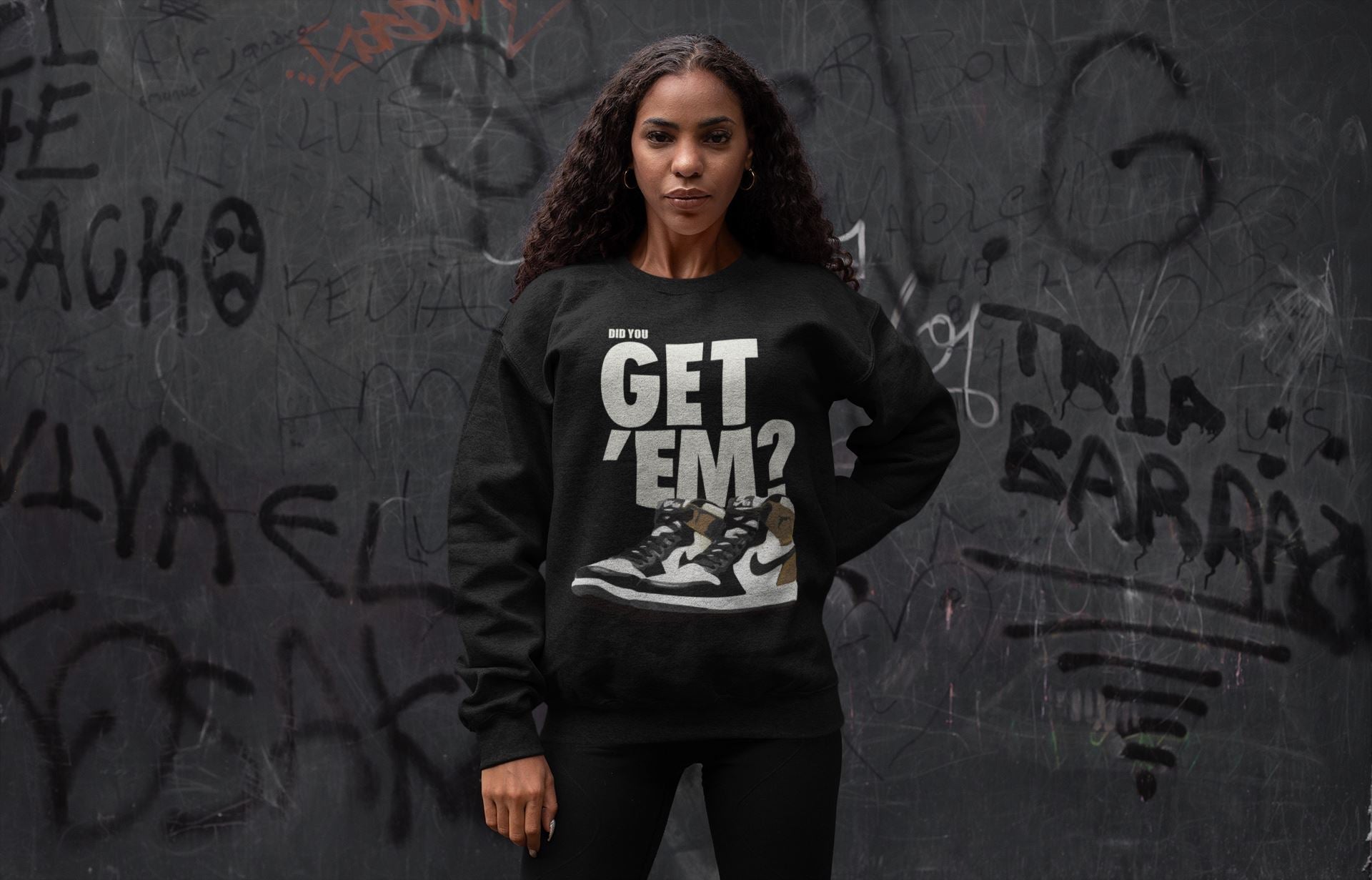 Did You Get 'Em Unisex Tops - Air Jordan 1 Dark Mocha