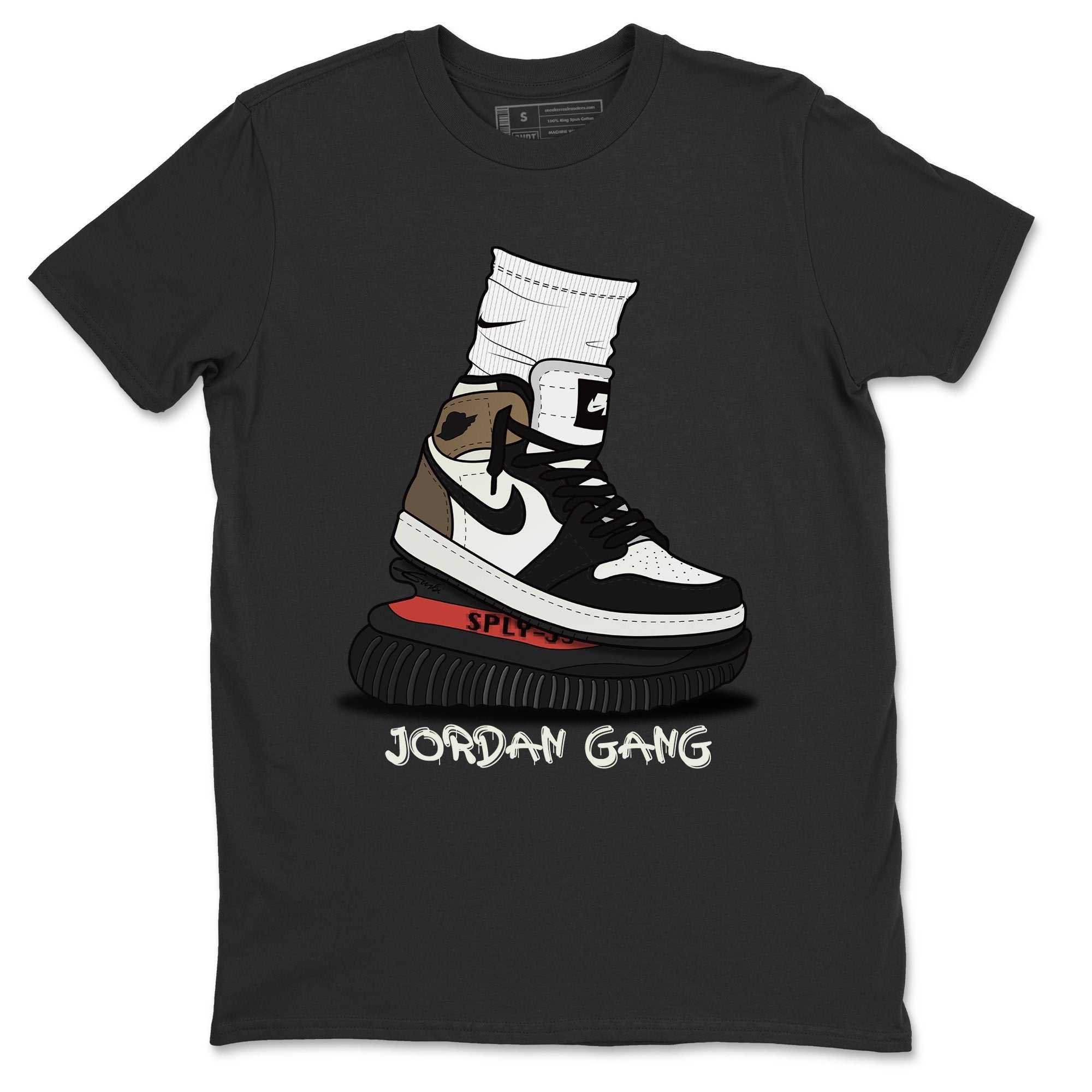 Air Jordan Gang Unisex Tops - Air Jordan 1 Dark Mocha