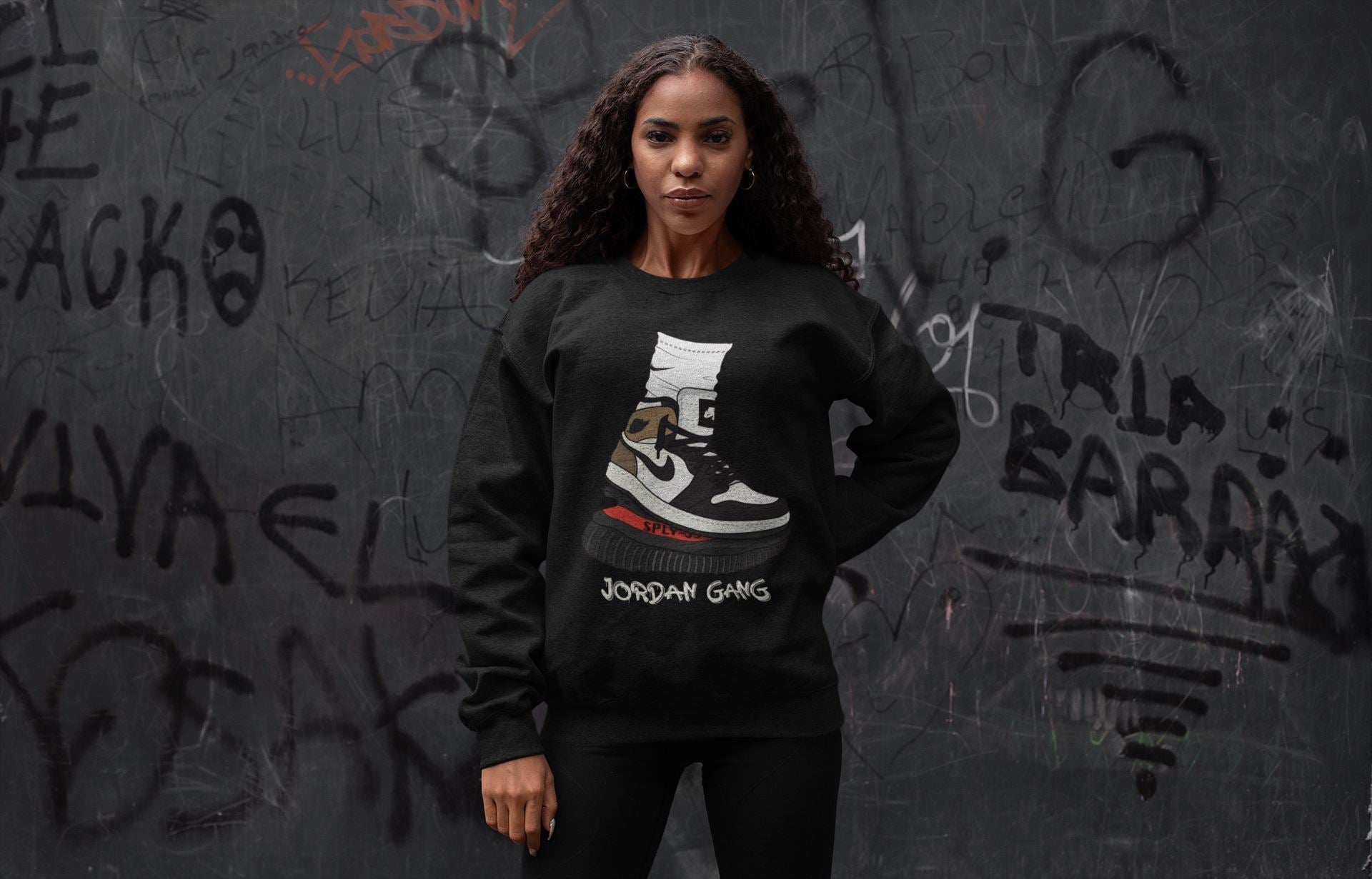 Air Jordan Gang Unisex Tops - Air Jordan 1 Dark Mocha
