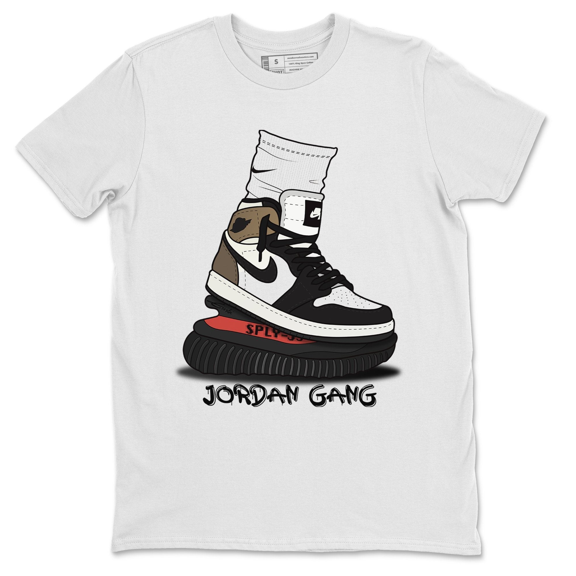 Air Jordan Gang Unisex Tops - Air Jordan 1 Dark Mocha