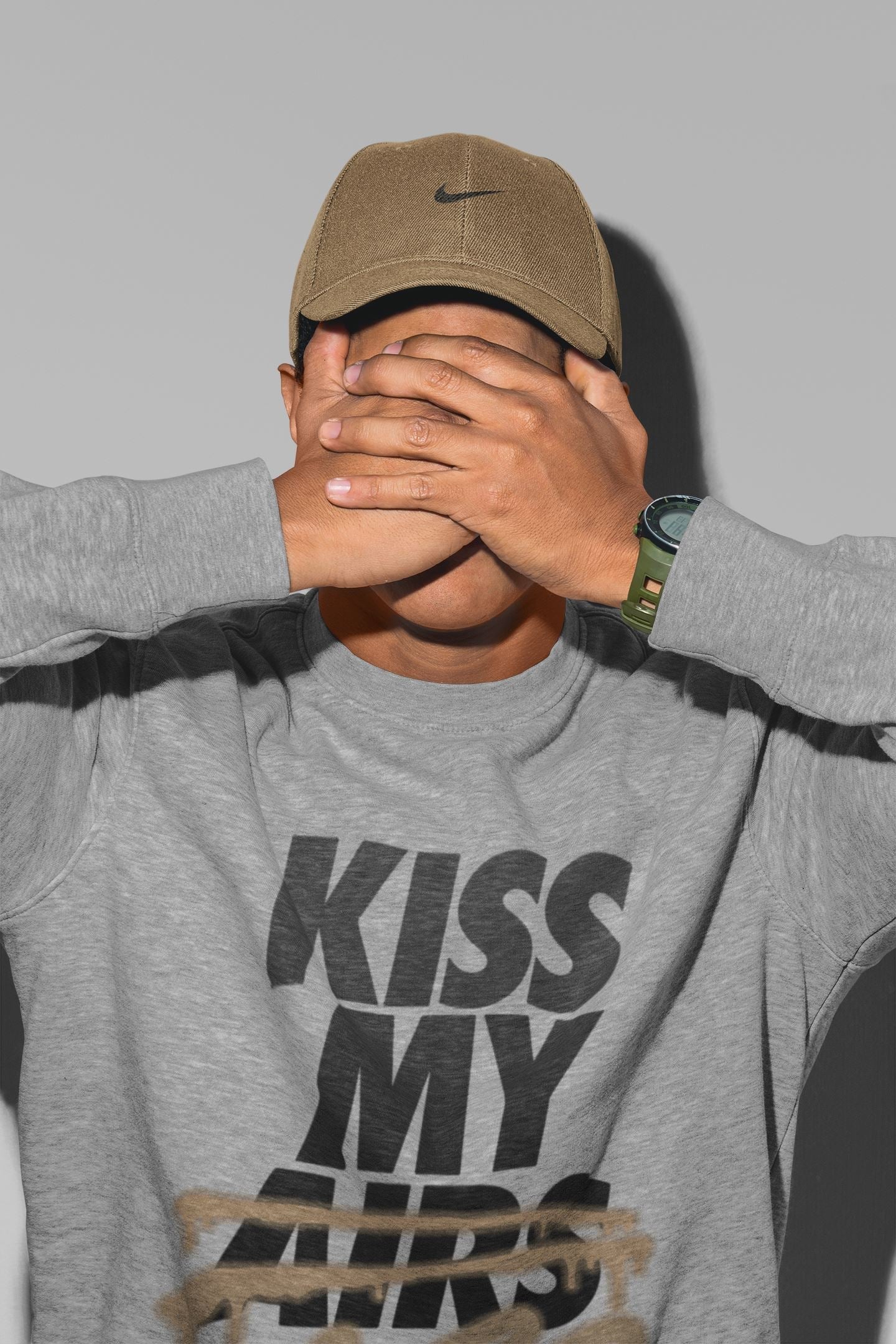Kiss My Ass Unisex Tops - Air Jordan 1 Dark Mocha