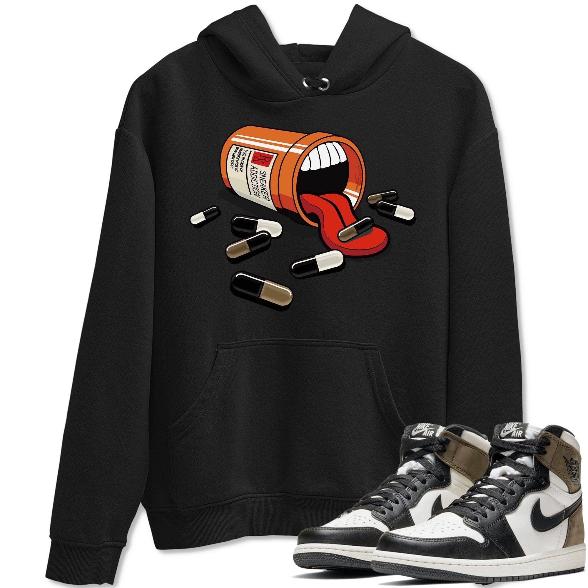 snkmatch Addiction Unisex Tops - Air Jordan 1 Dark Mocha