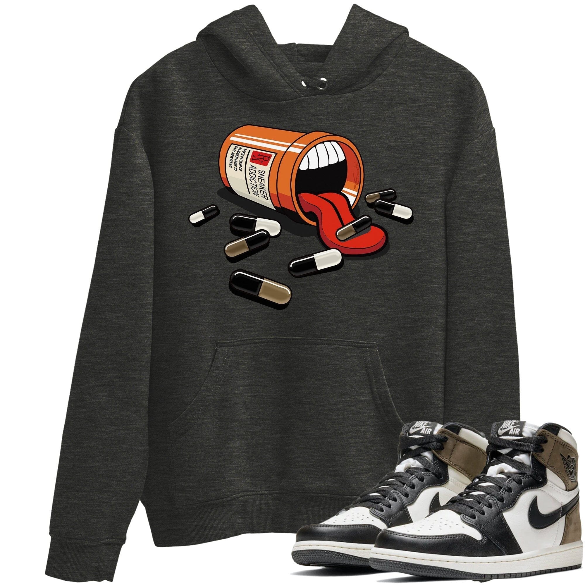 snkmatch Addiction Unisex Tops - Air Jordan 1 Dark Mocha