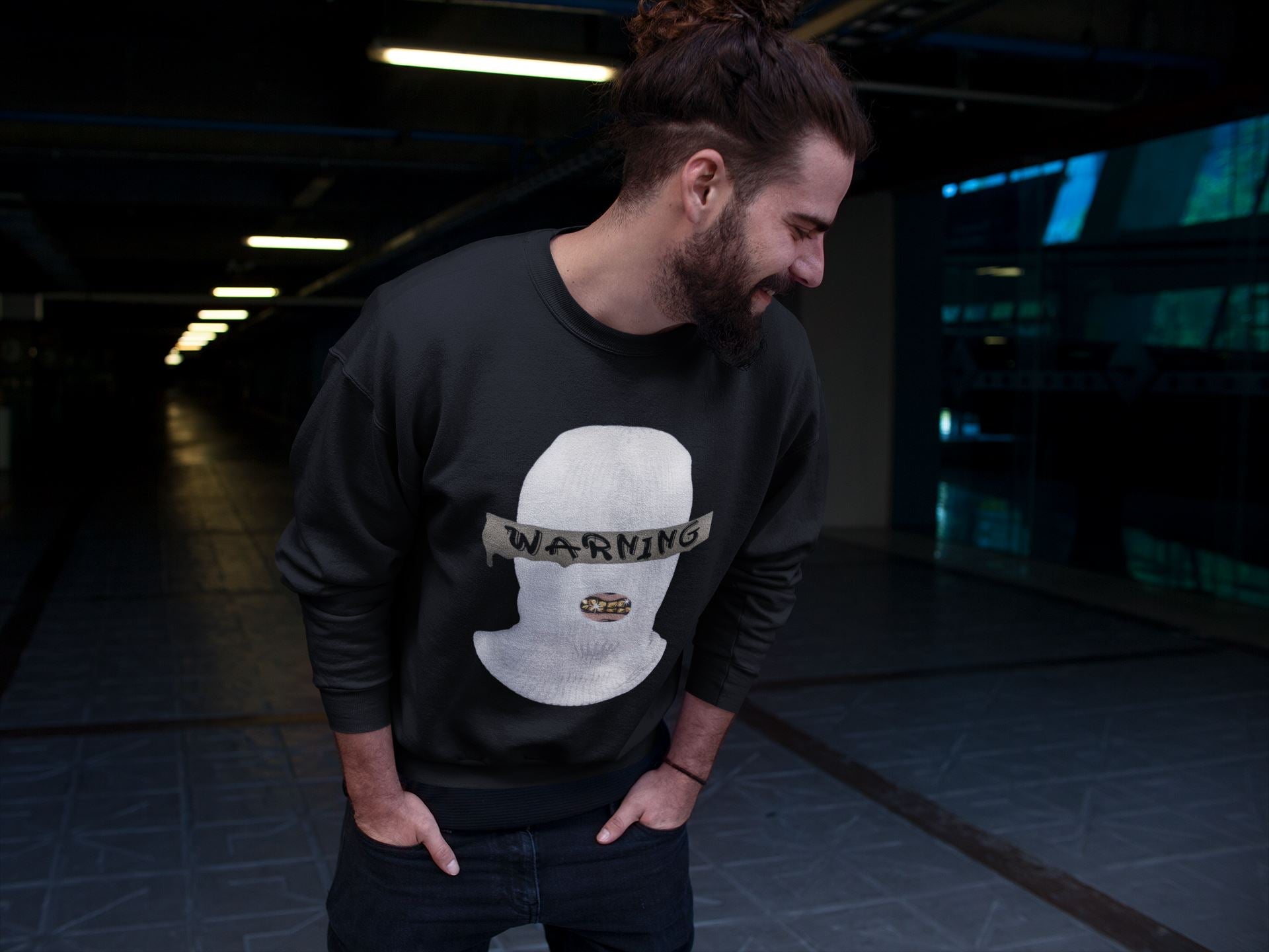Warning Unisex Tops - Air Jordan 1 Dark Mocha