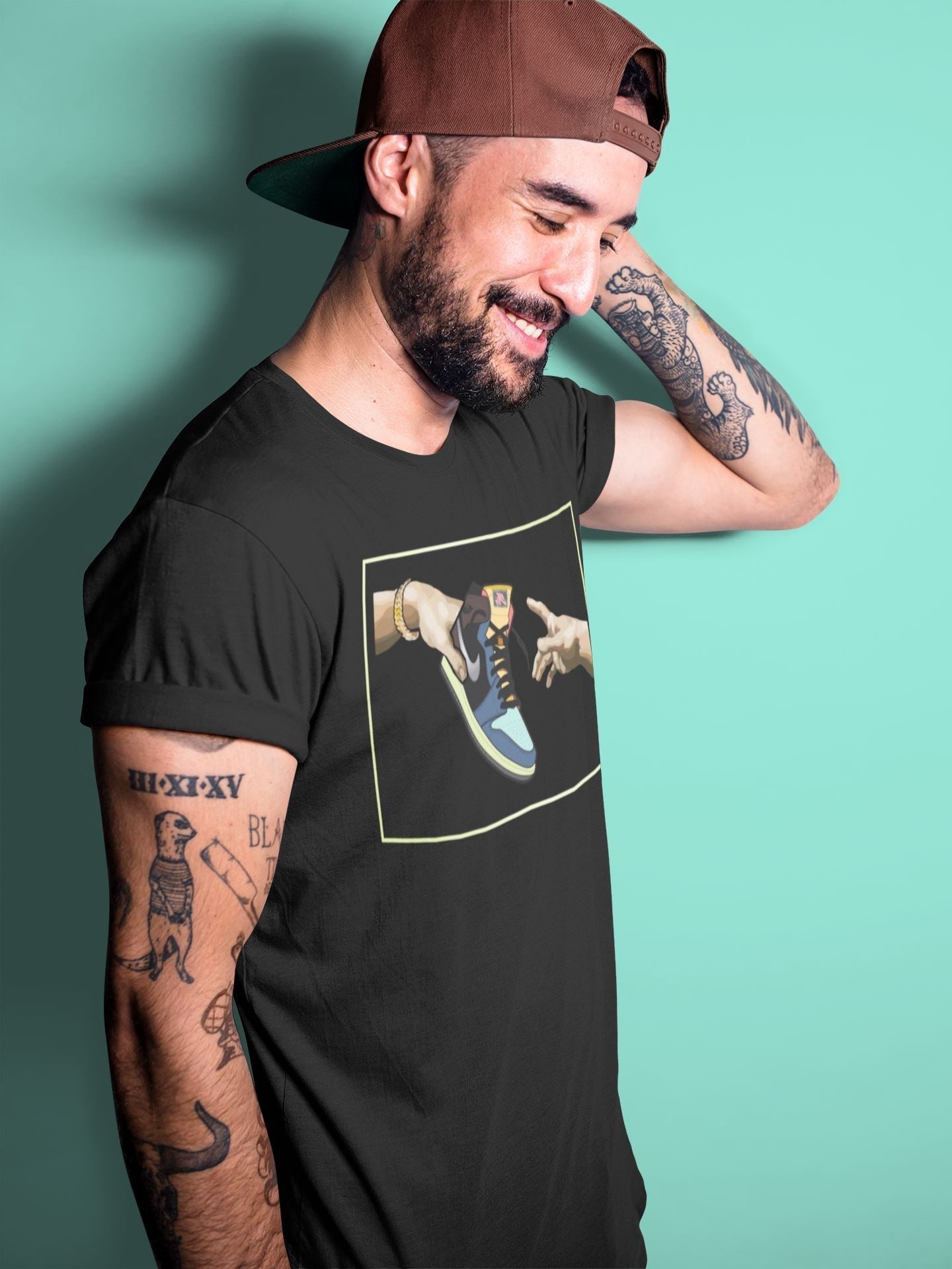 Adam's Creation Unisex Tops - Air Jordan 1 Bio Hack