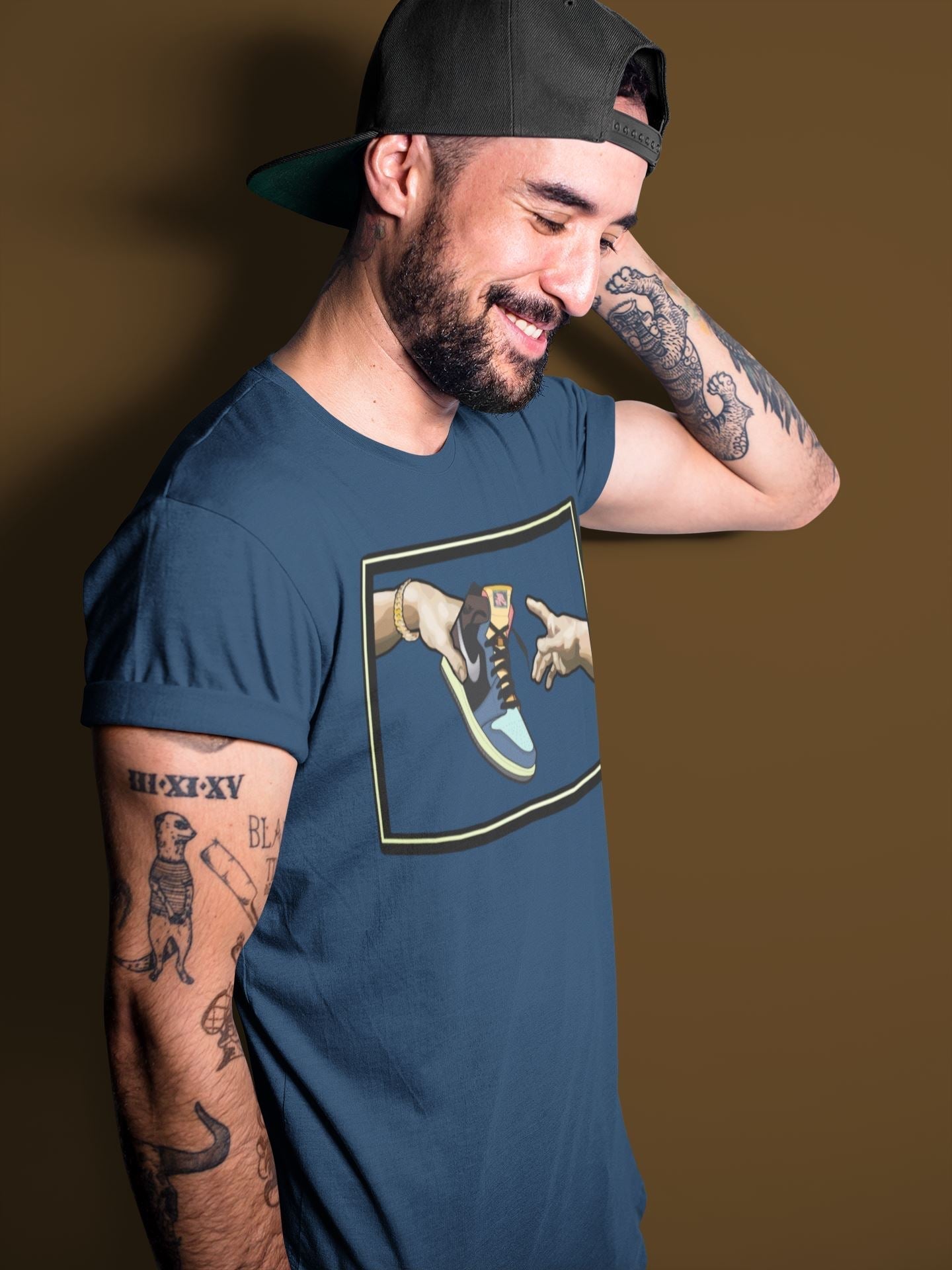 Adam's Creation Unisex Tops - Air Jordan 1 Bio Hack