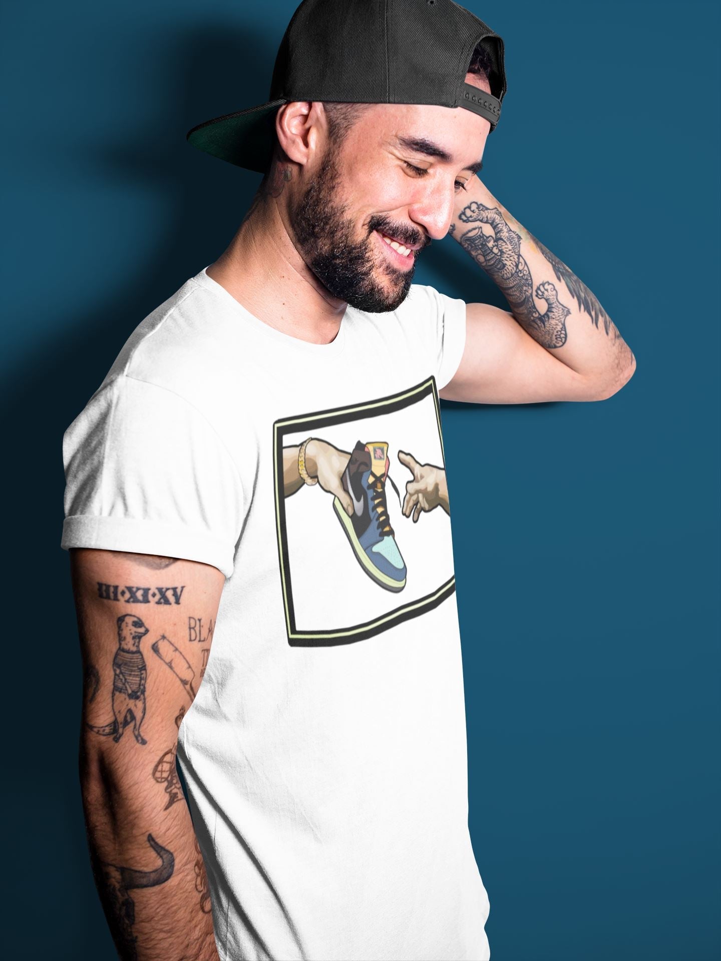 Adam's Creation Unisex Tops - Air Jordan 1 Bio Hack