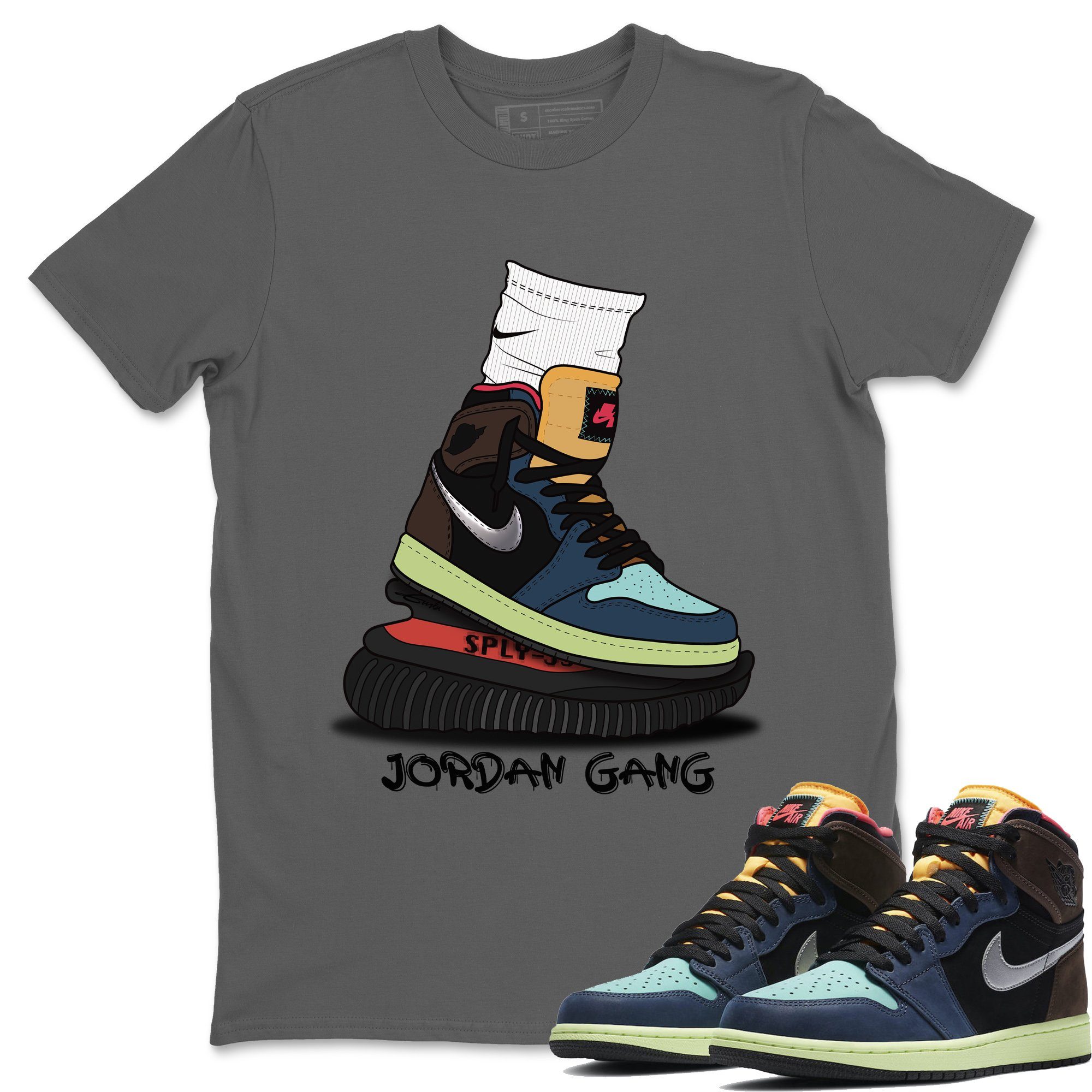 Air Jordan Gang Unisex Tops - Air Jordan 1 Bio Hack