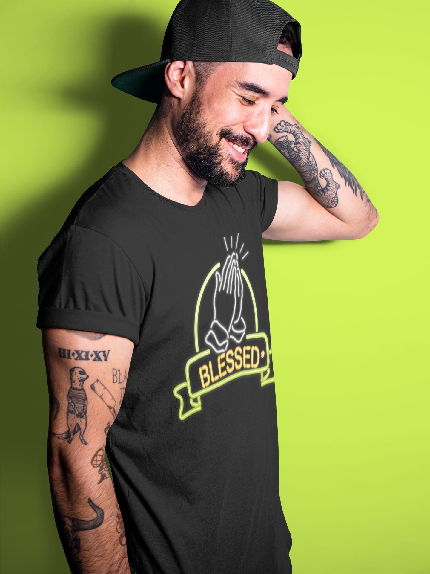 Blessed Unisex Tops - Air Jordan 1 Volt Gold