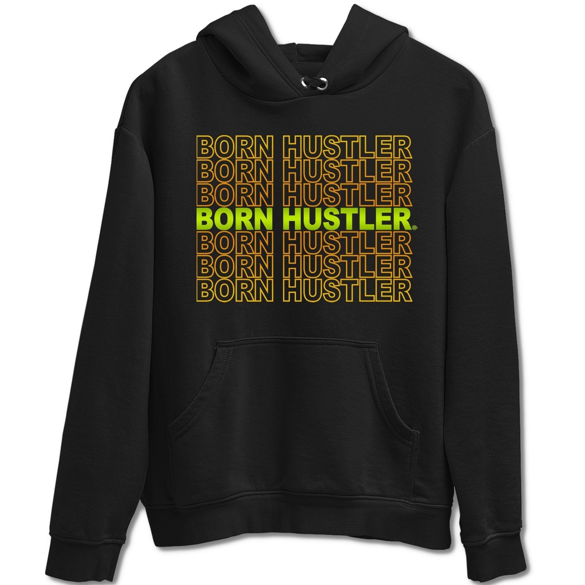 Born Hustler Unisex Tops - Air Jordan 1 Volt Gold