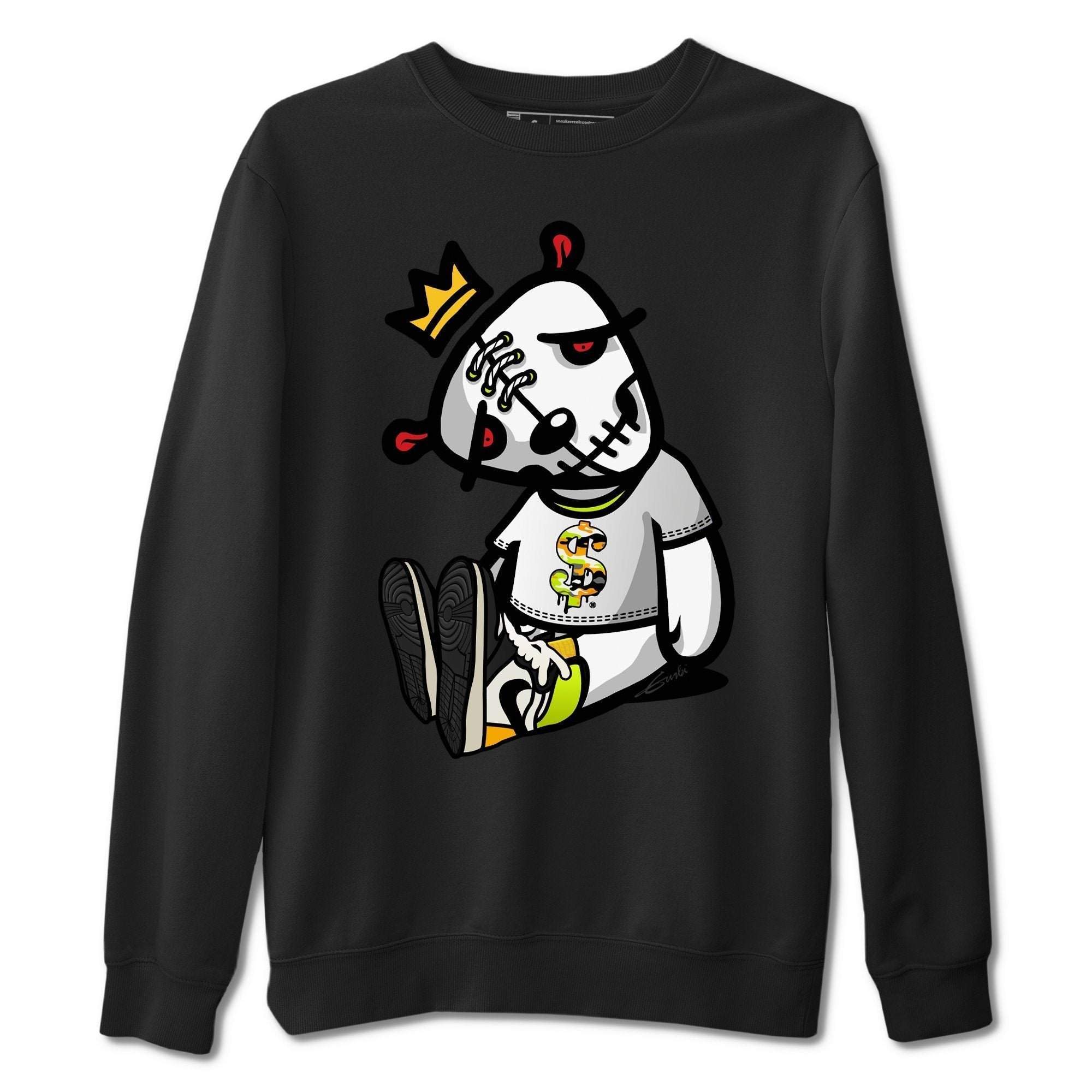 Dead Dolls Unisex Tops - Air Jordan 1 Volt Gold