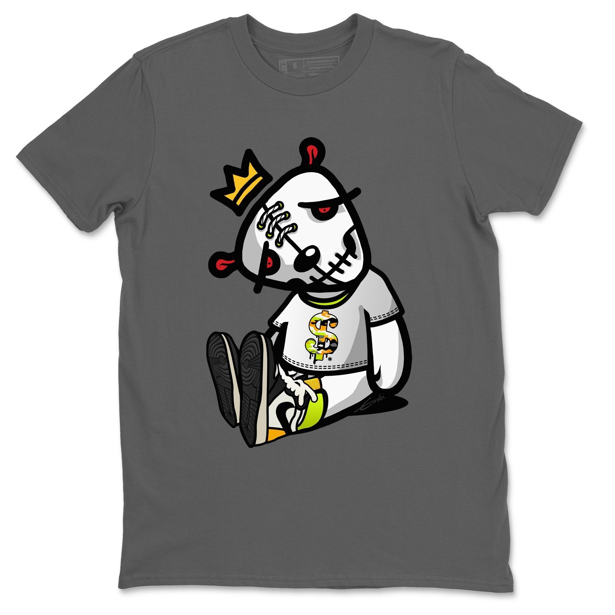 Dead Dolls Unisex Tops - Air Jordan 1 Volt Gold