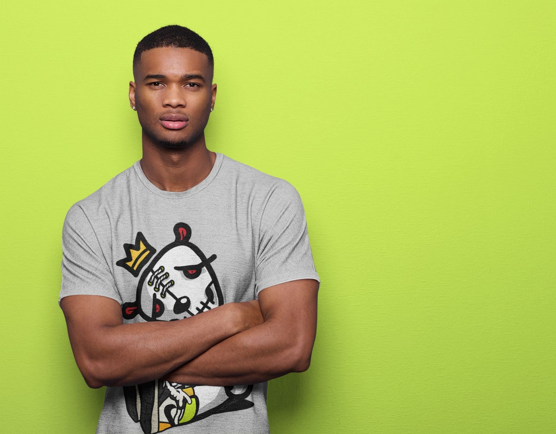 Dead Dolls Unisex Tops - Air Jordan 1 Volt Gold