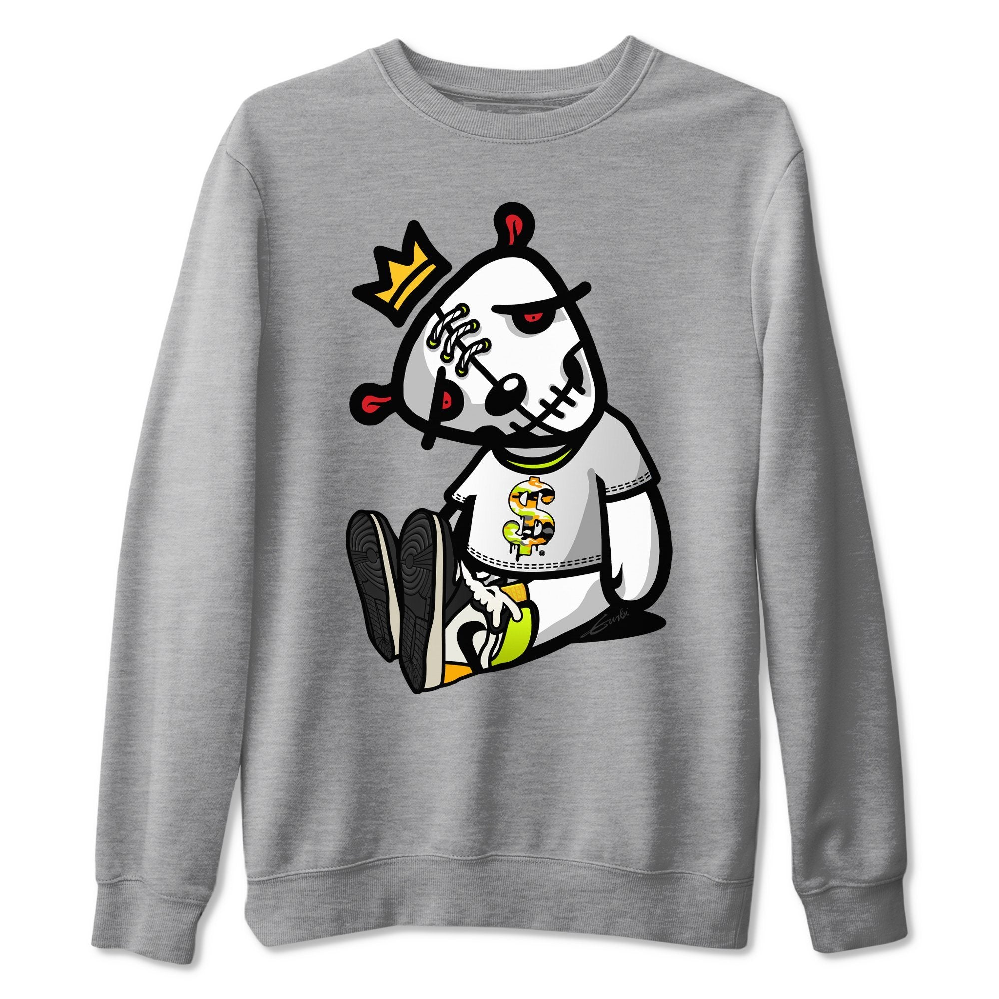 Dead Dolls Unisex Tops - Air Jordan 1 Volt Gold
