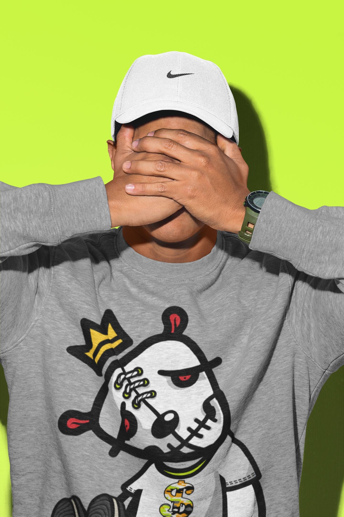 Dead Dolls Unisex Tops - Air Jordan 1 Volt Gold