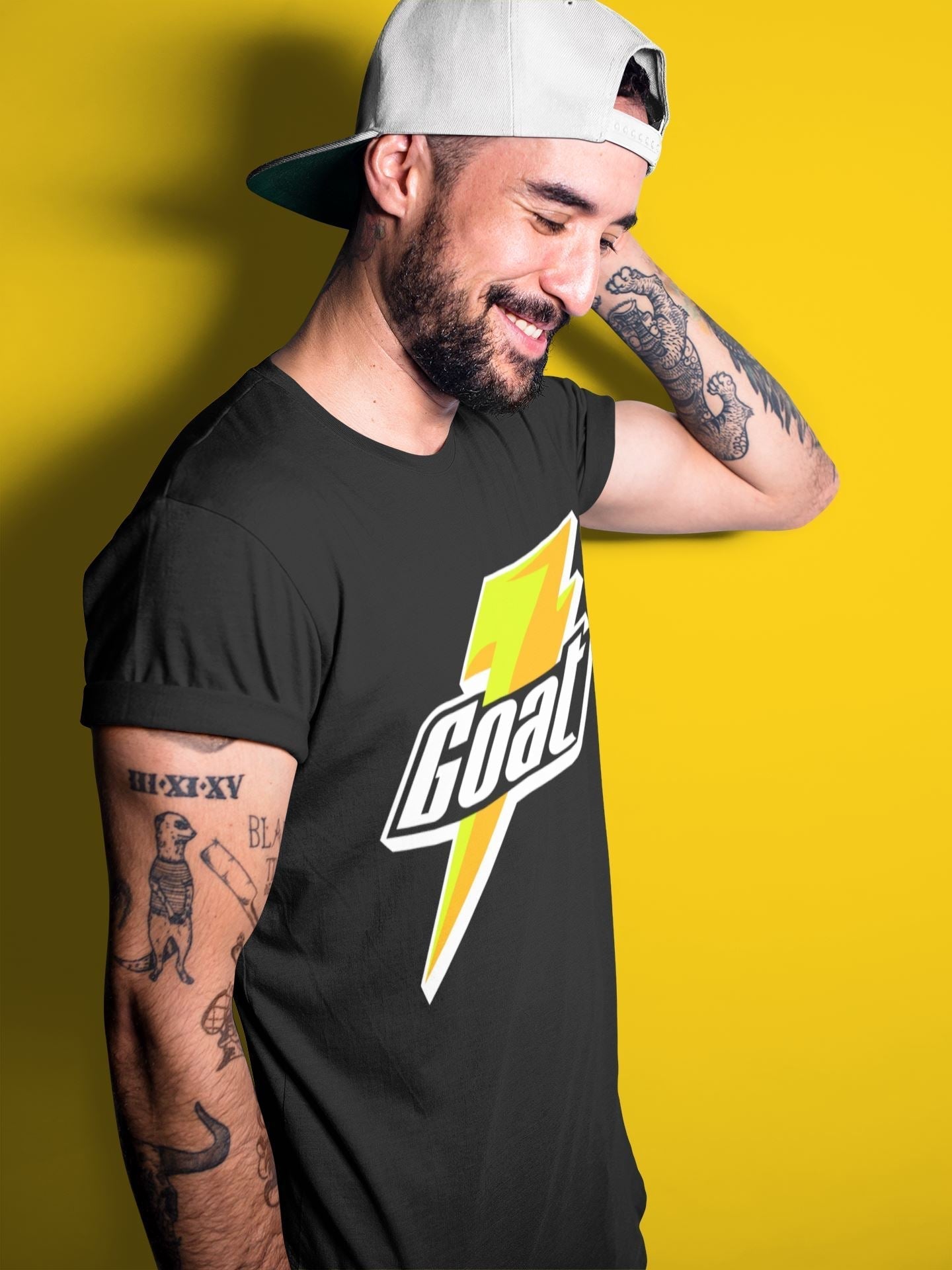 Goat Unisex Tops - Air Jordan 1 Volt Gold
