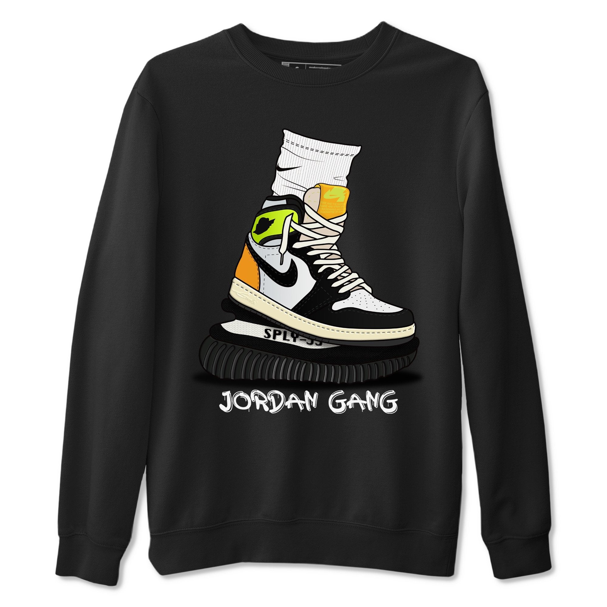 Air Jordan Gang Unisex Tops - Air Jordan 1 Volt Gold