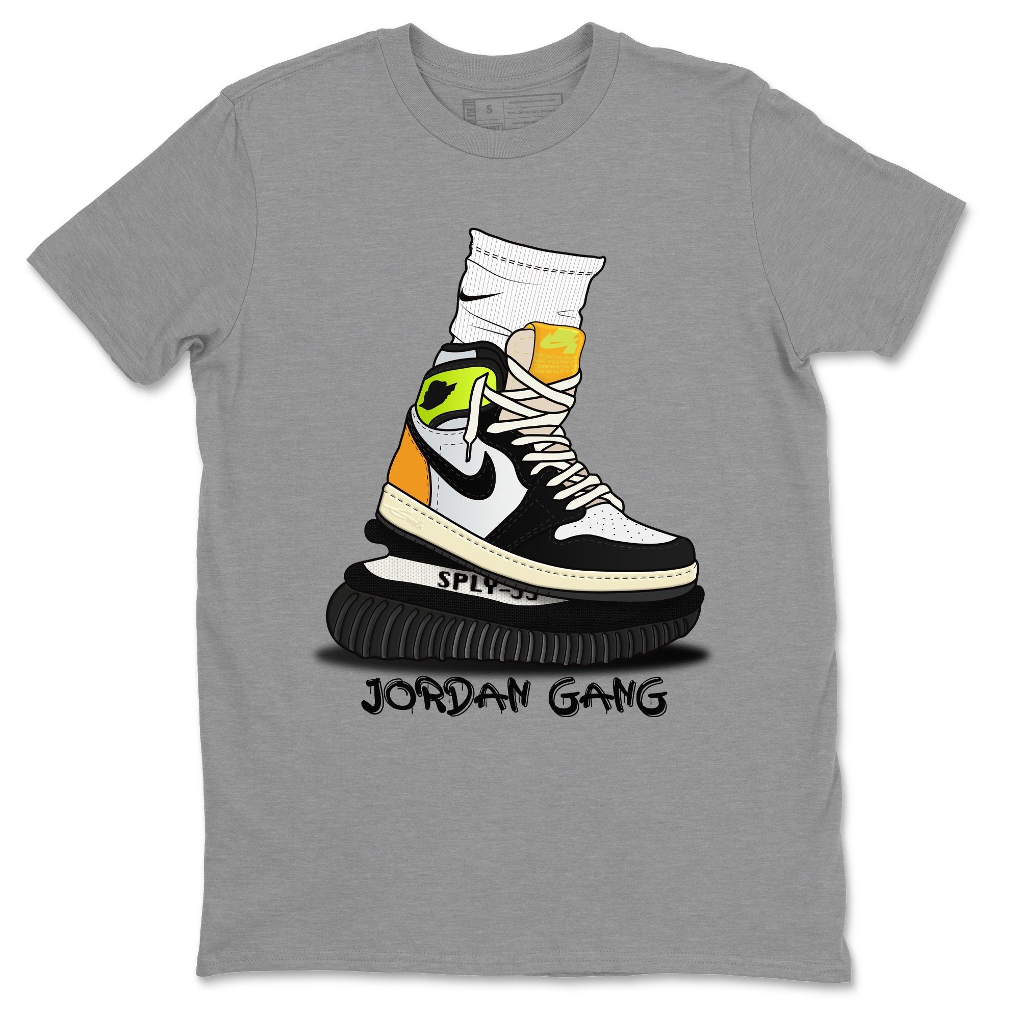 Air Jordan Gang Unisex Tops - Air Jordan 1 Volt Gold