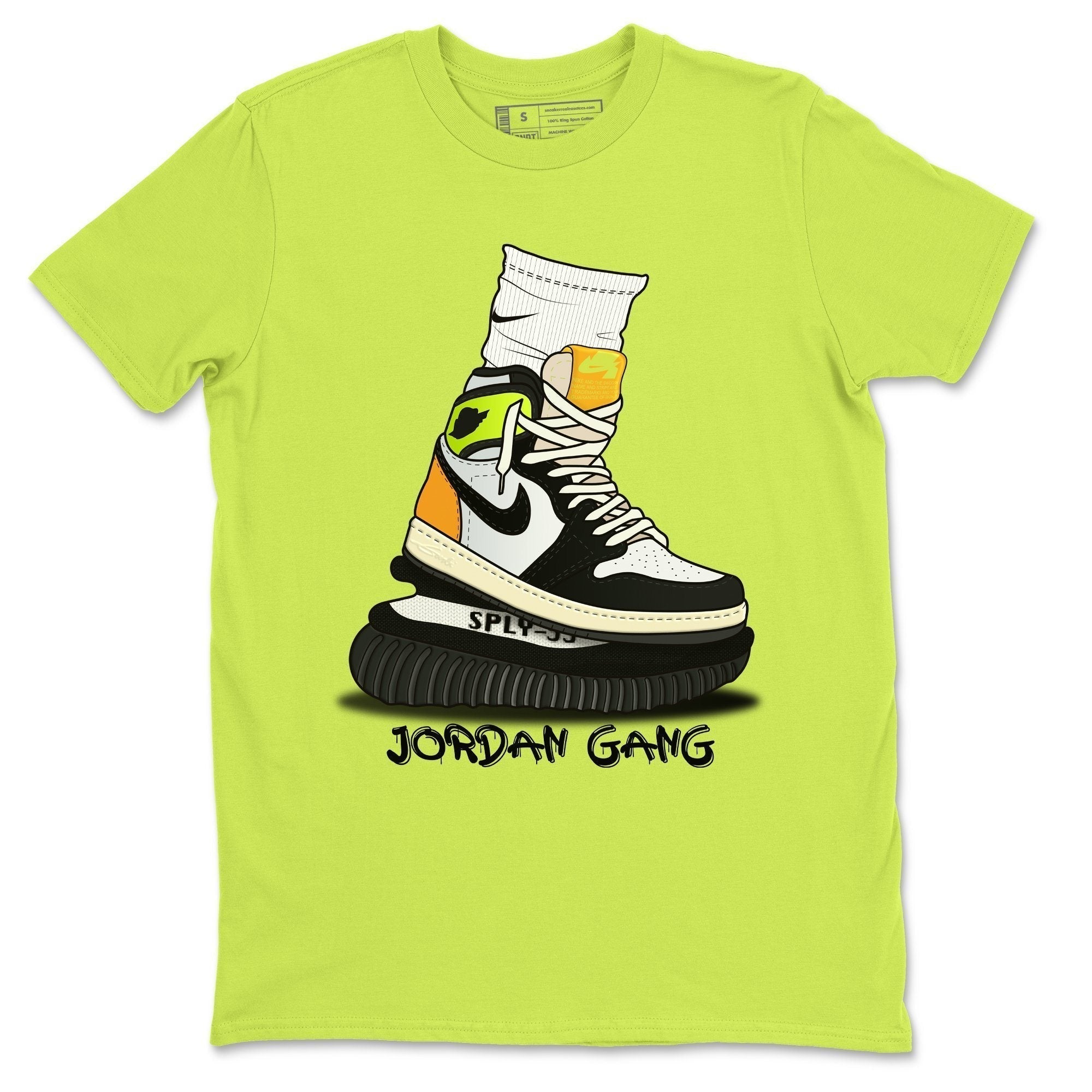 Air Jordan Gang Unisex Tops - Air Jordan 1 Volt Gold