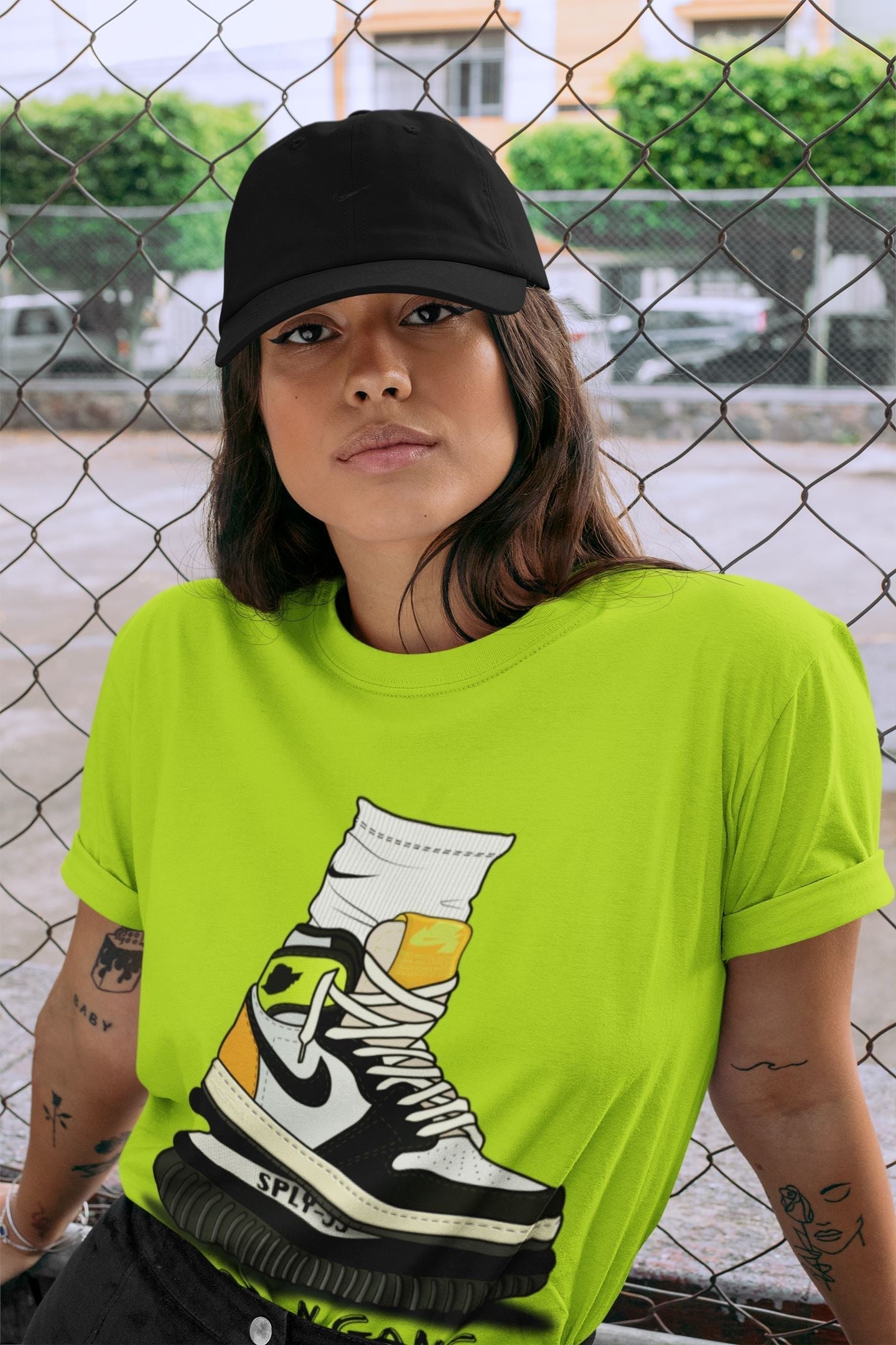 Air Jordan Gang Unisex Tops - Air Jordan 1 Volt Gold