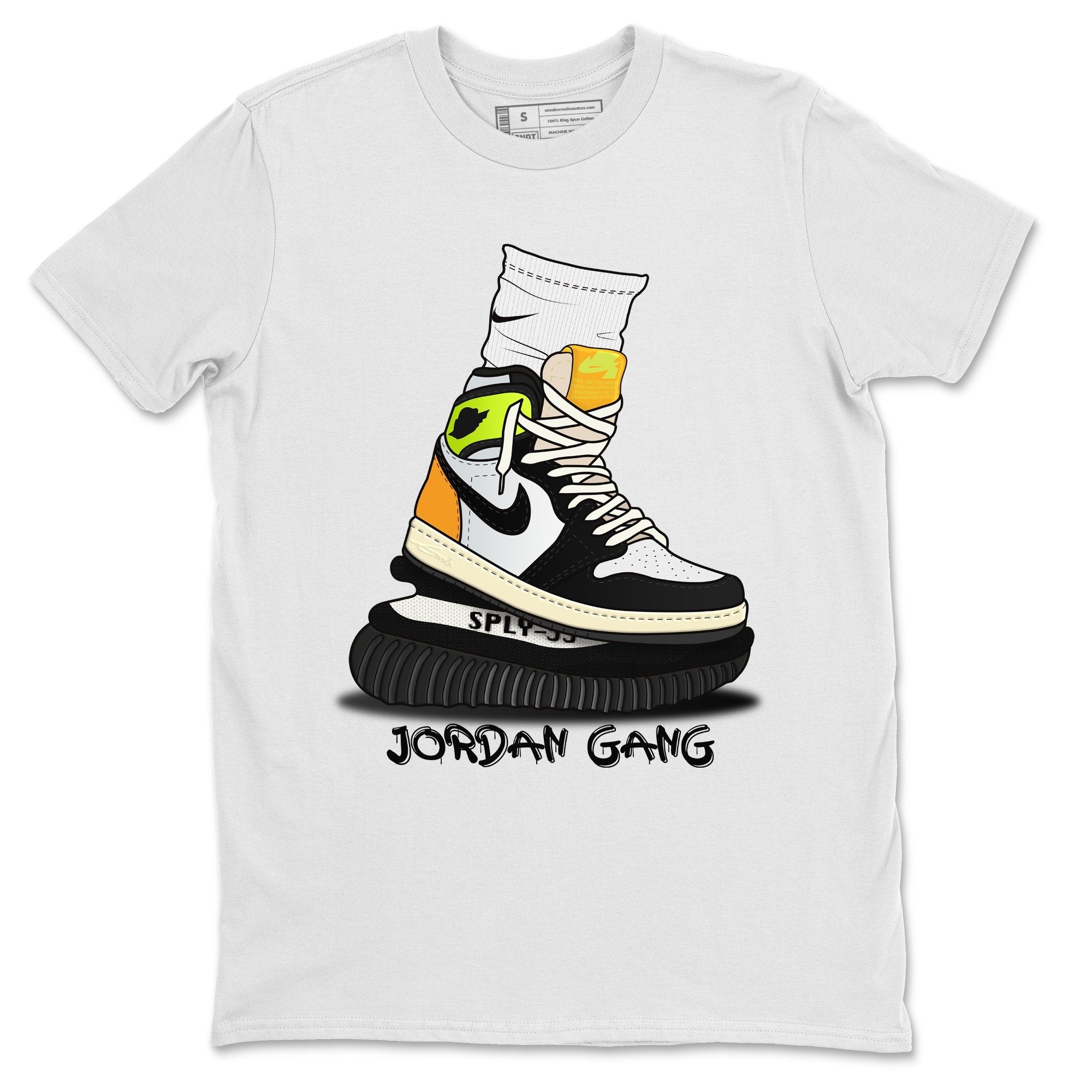 Air Jordan Gang Unisex Tops - Air Jordan 1 Volt Gold
