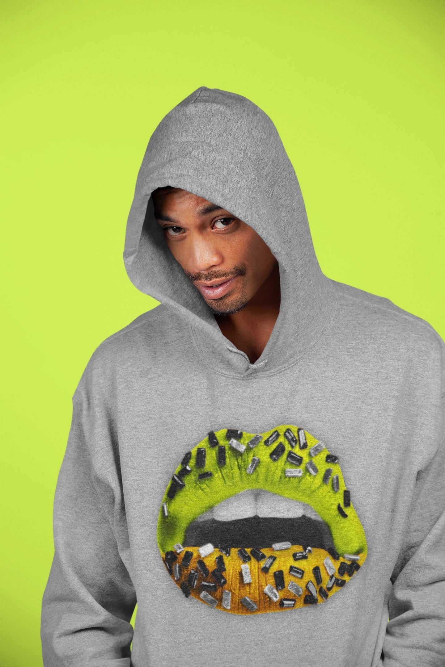 Lips Jewel Unisex Tops - Air Jordan 1 Volt Gold