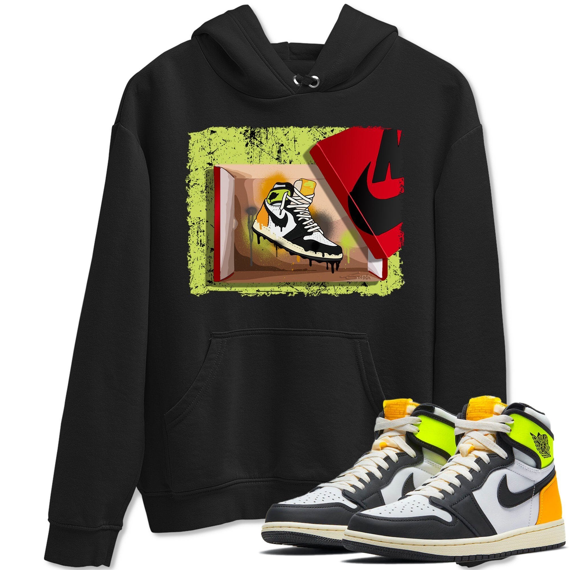New Kicks Unisex Tops - Air Jordan 1 Volt Gold