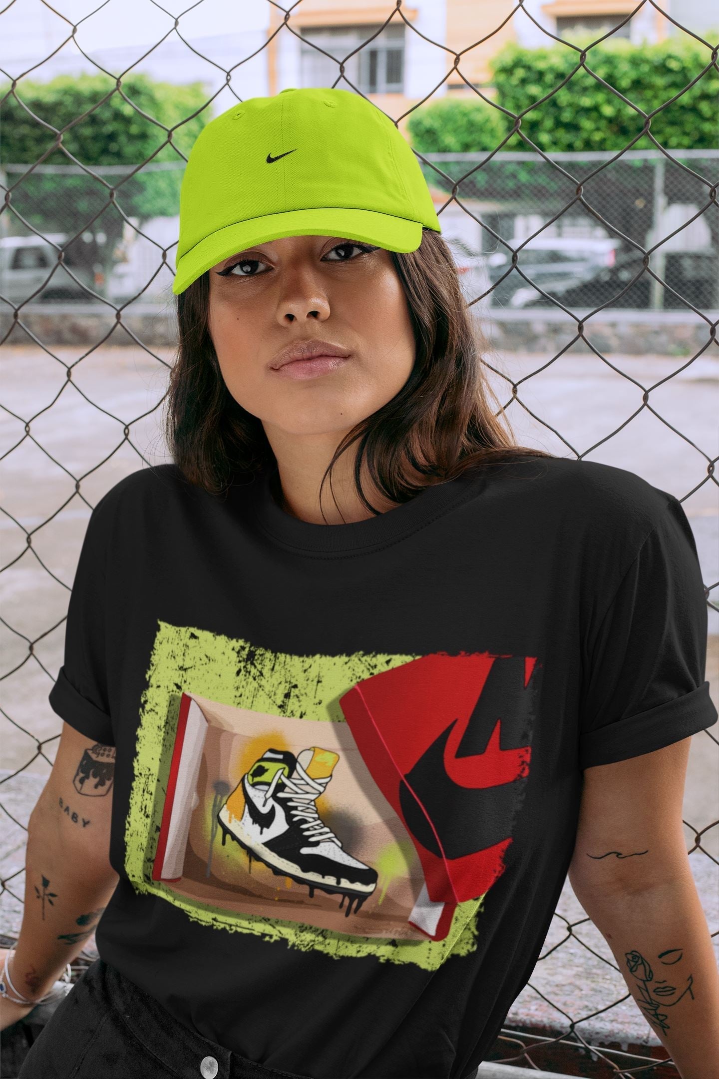 New Kicks Unisex Tops - Air Jordan 1 Volt Gold
