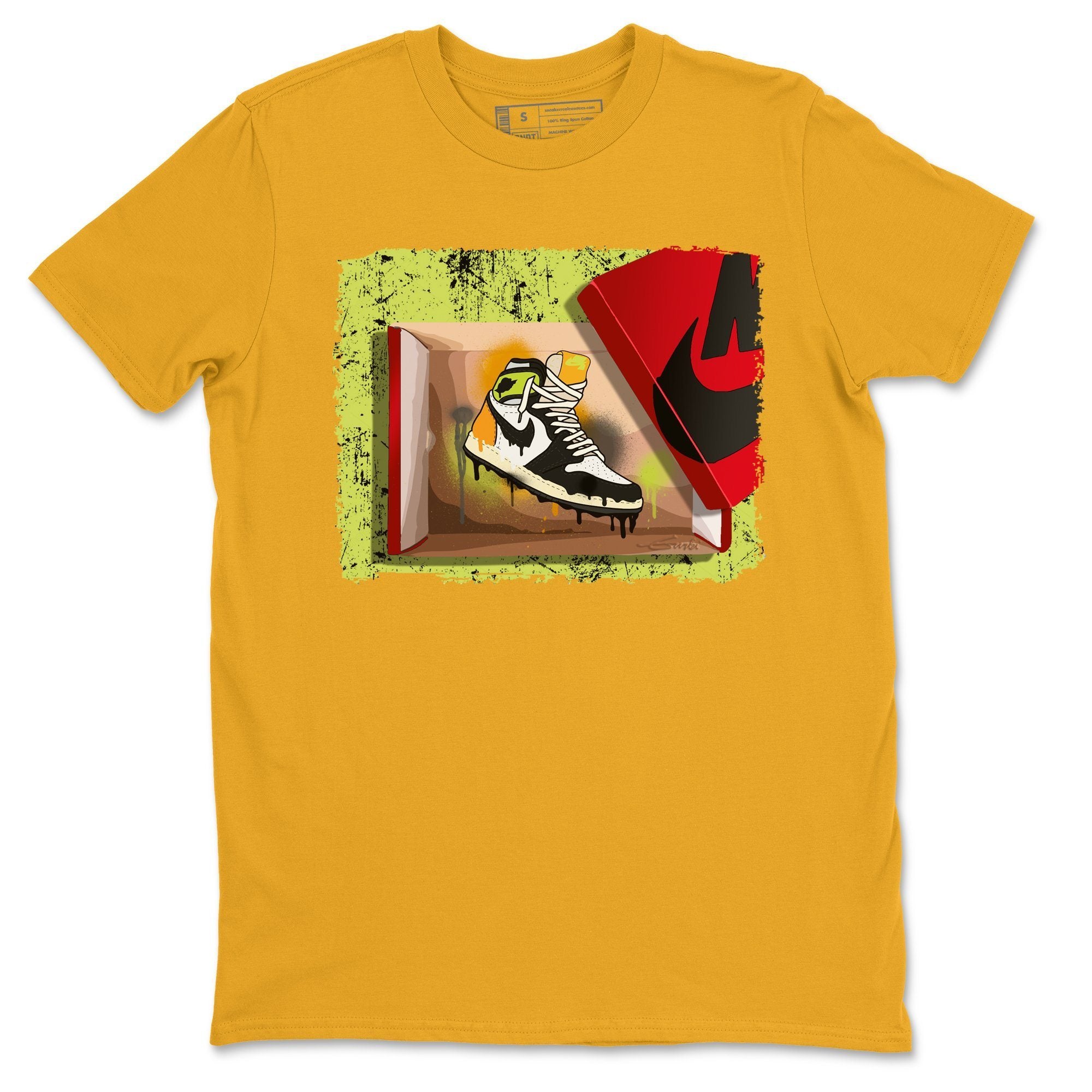 New Kicks Unisex Tops - Air Jordan 1 Volt Gold