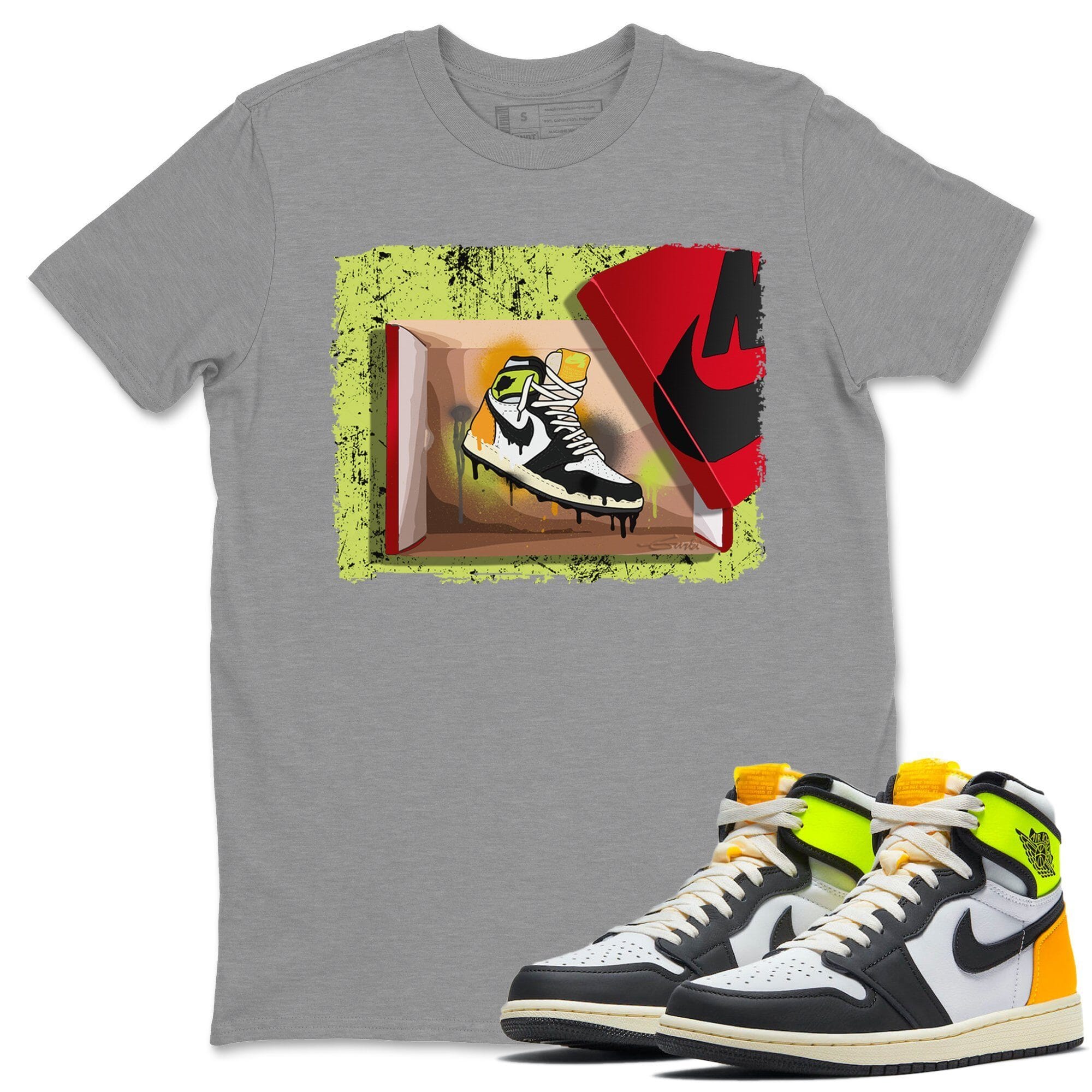 New Kicks Unisex Tops - Air Jordan 1 Volt Gold