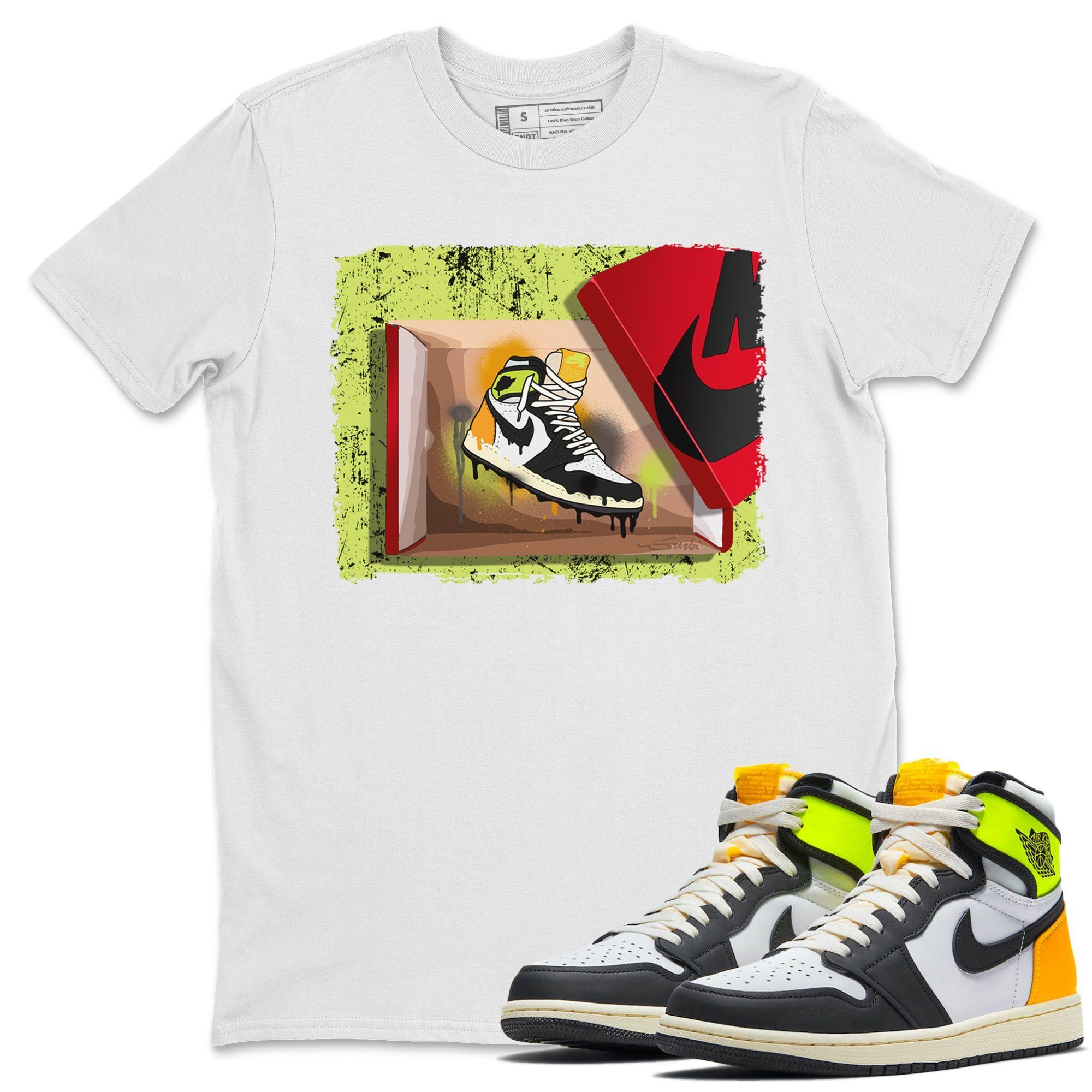 New Kicks Unisex Tops - Air Jordan 1 Volt Gold
