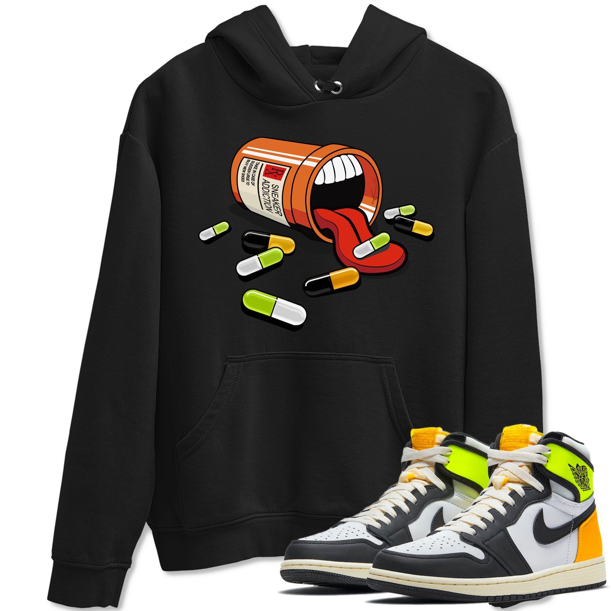 snkmatch Addiction Unisex Tops - Air Jordan 1 Volt Gold