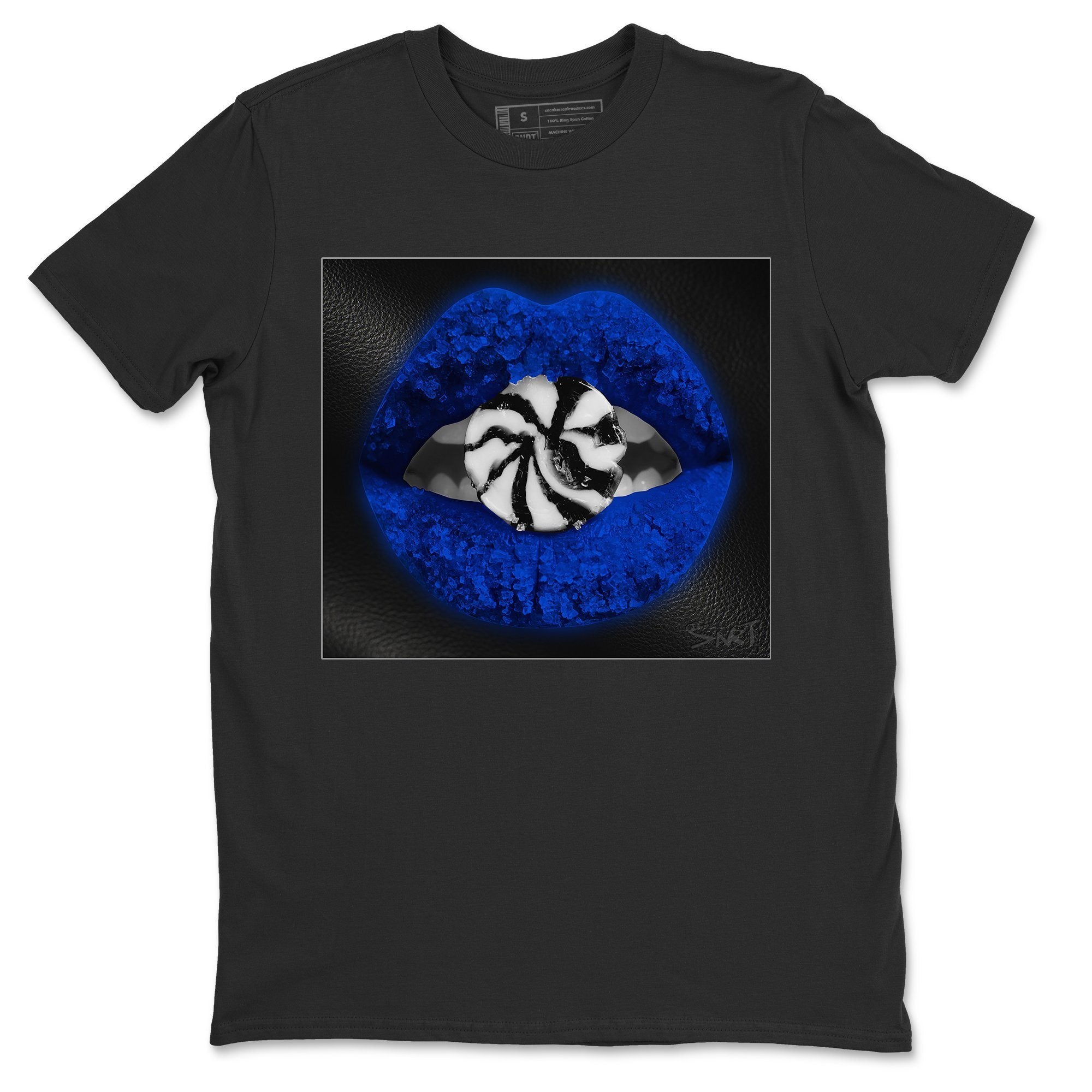 Lips Candy Unisex Tops - Air Jordan 1 Royal Black