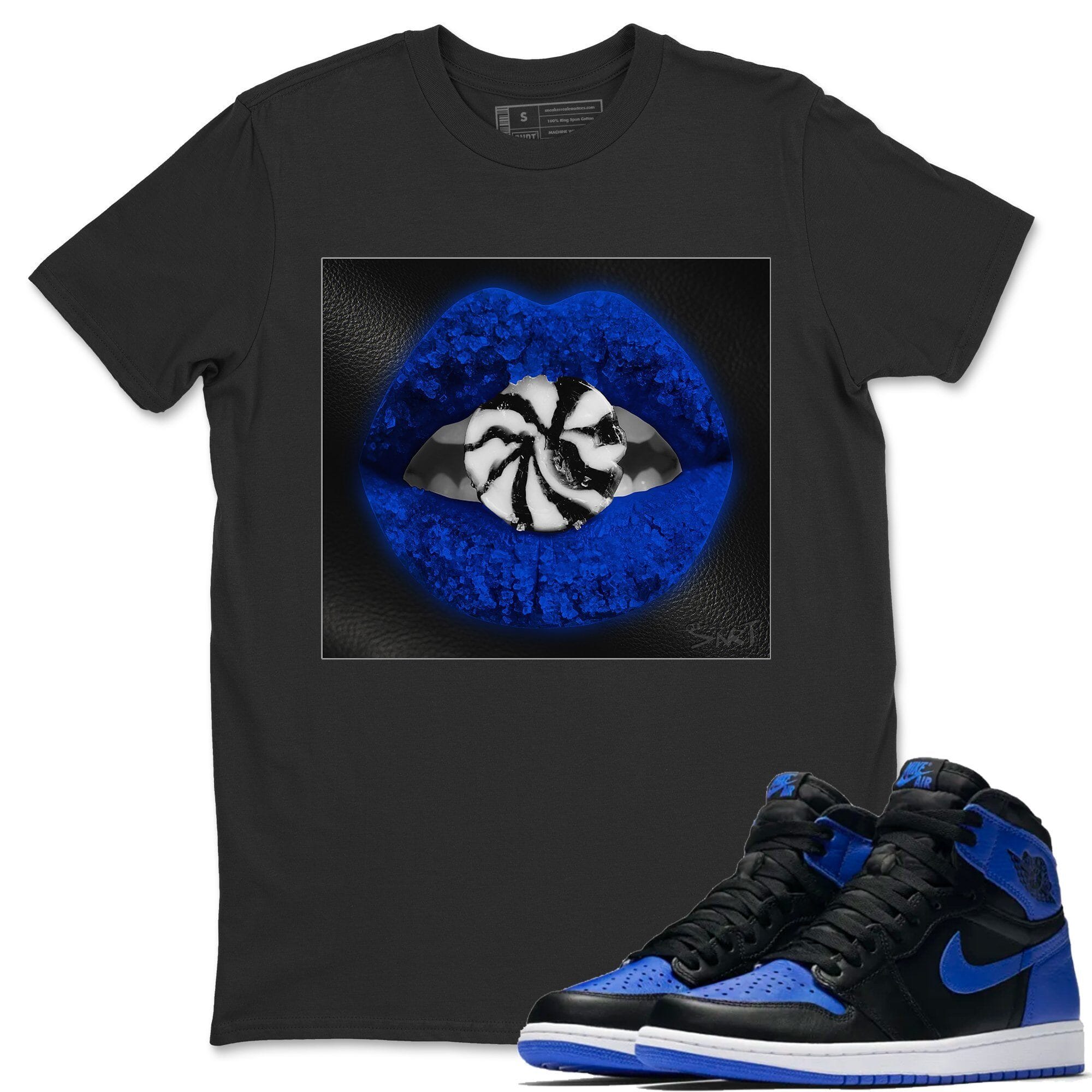 Lips Candy Unisex Tops - Air Jordan 1 Royal Black
