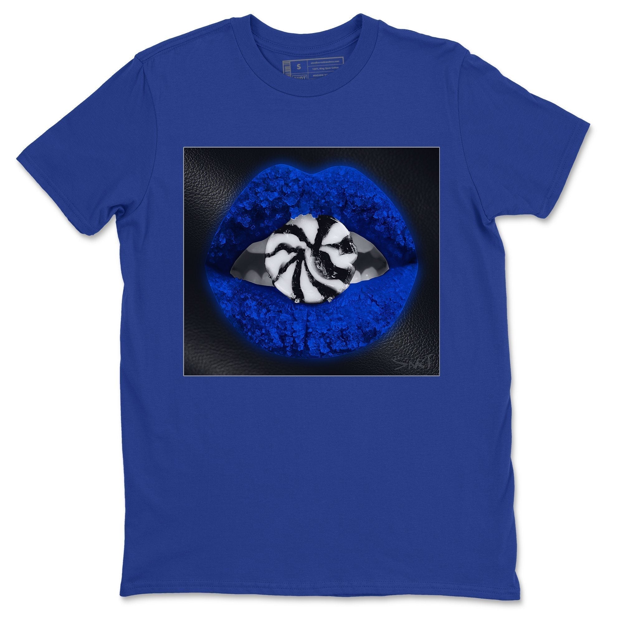 Lips Candy Unisex Tops - Air Jordan 1 Royal Black