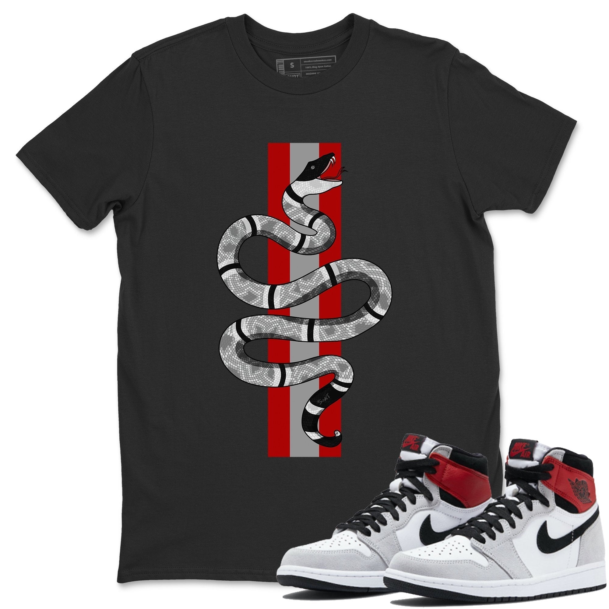 Snake Unisex Tops - Air Jordan 1 Smoke Grey