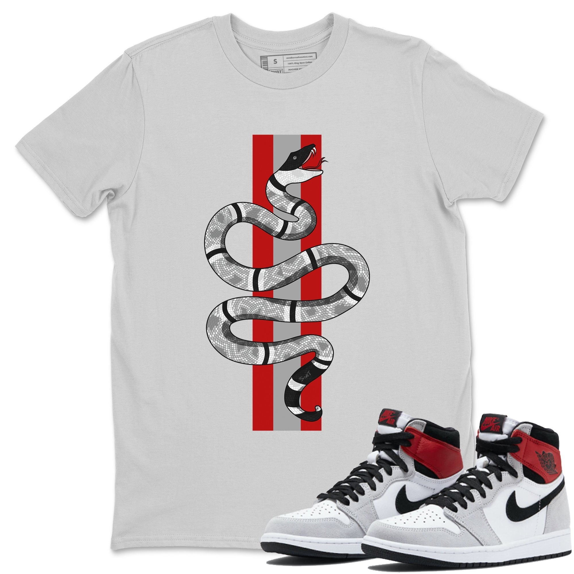 Snake Unisex Tops - Air Jordan 1 Smoke Grey
