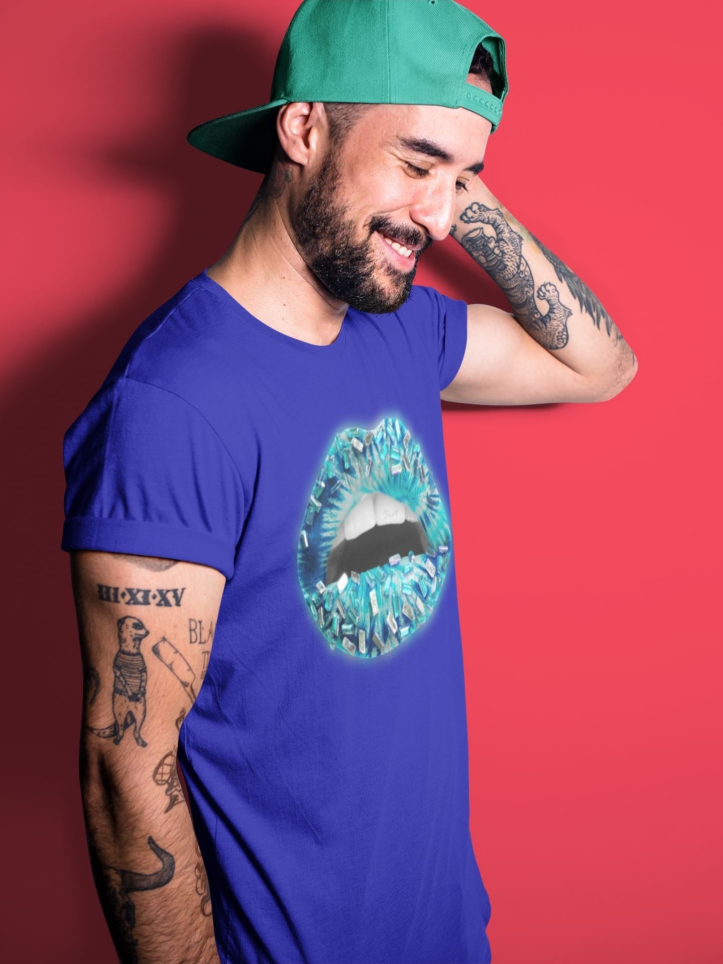 Lips Jewel Unisex Tops - Air Jordan 1 Tie-Dye