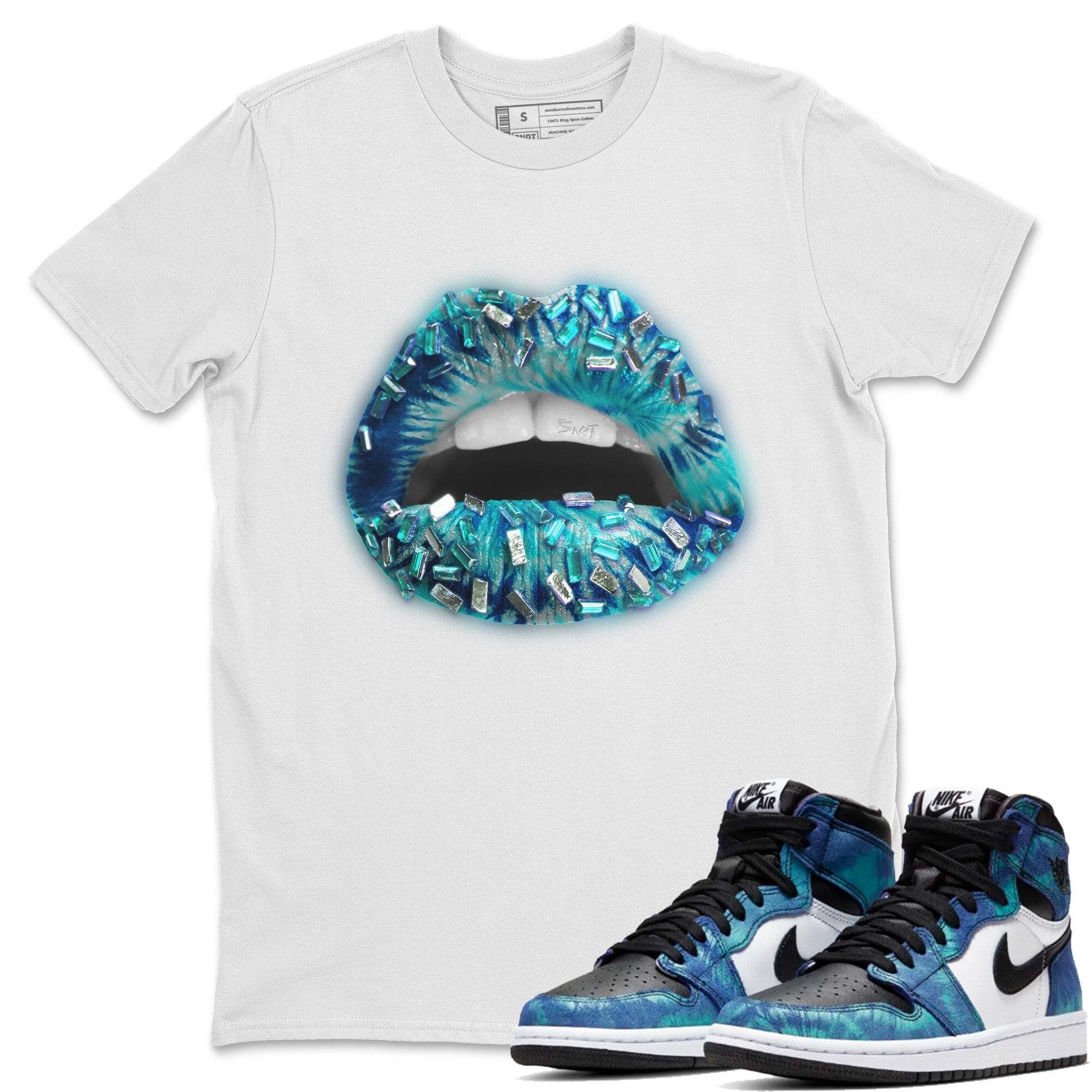 Lips Jewel Unisex Tops - Air Jordan 1 Tie-Dye