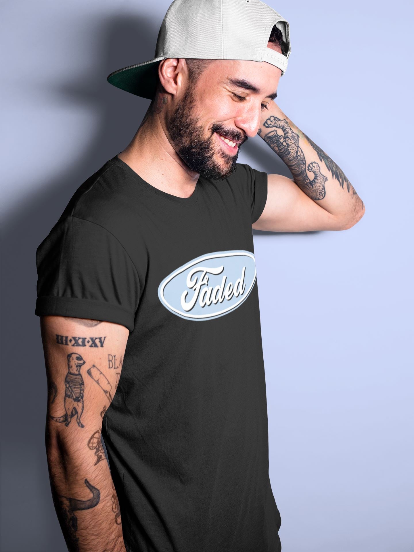 Faded Unisex Tops - Air Jordan 1 University Blue
