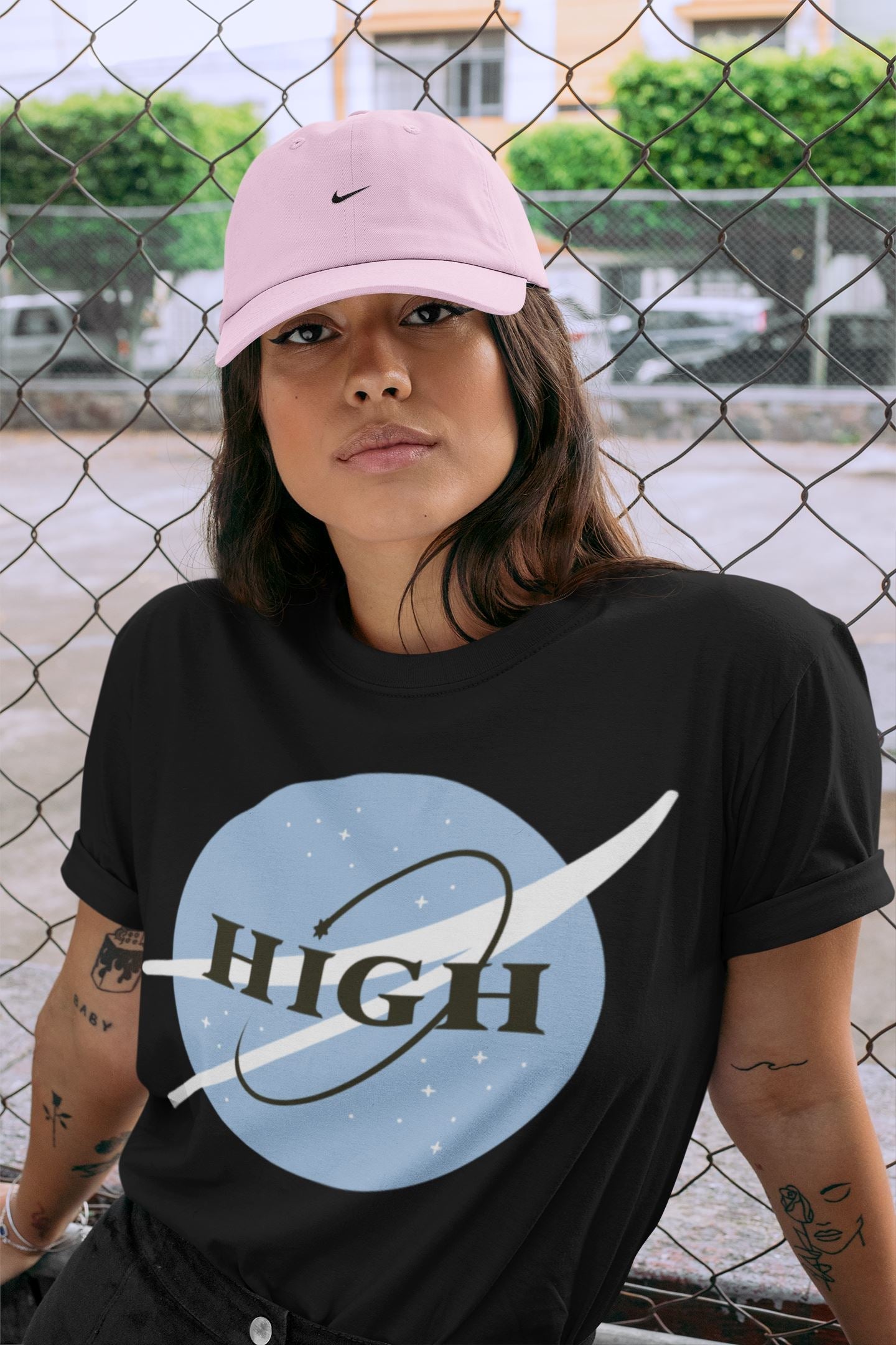 High Unisex Tops - Air Jordan 1 University Blue