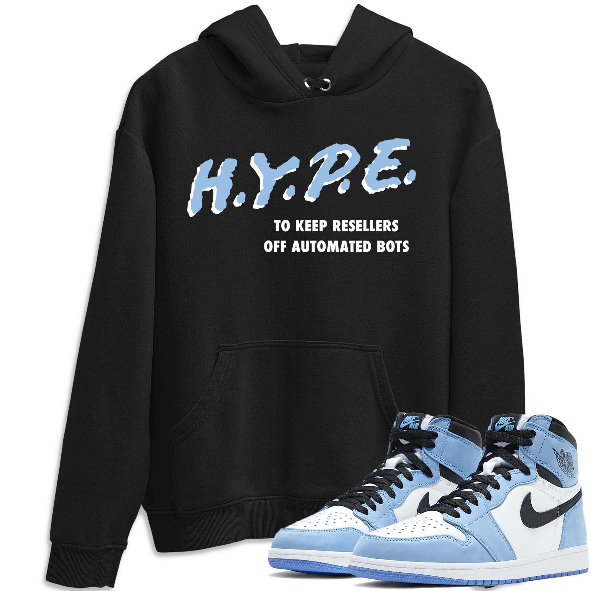 Hype Unisex Tops - Air Jordan 1 University Blue