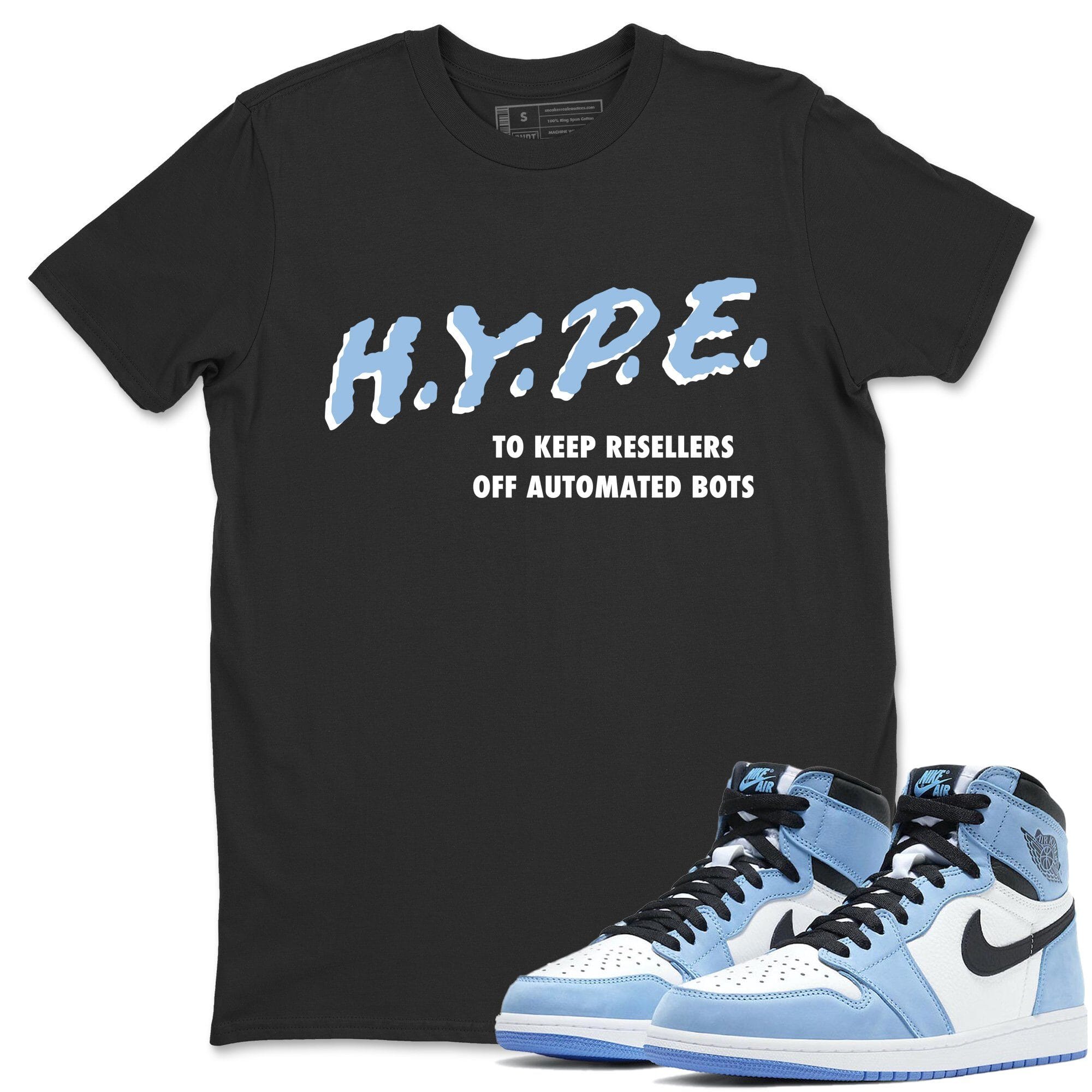 Hype Unisex Tops - Air Jordan 1 University Blue