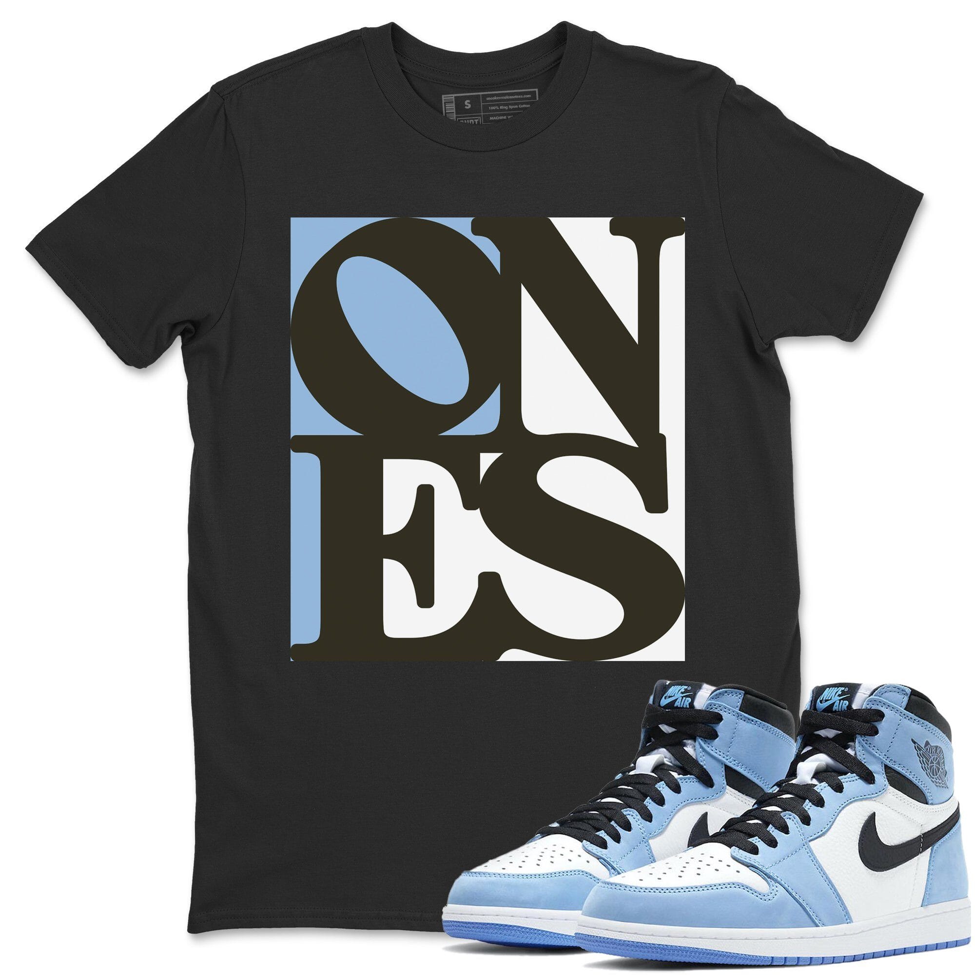 Ones Unisex Tops - Air Jordan 1 University Blue