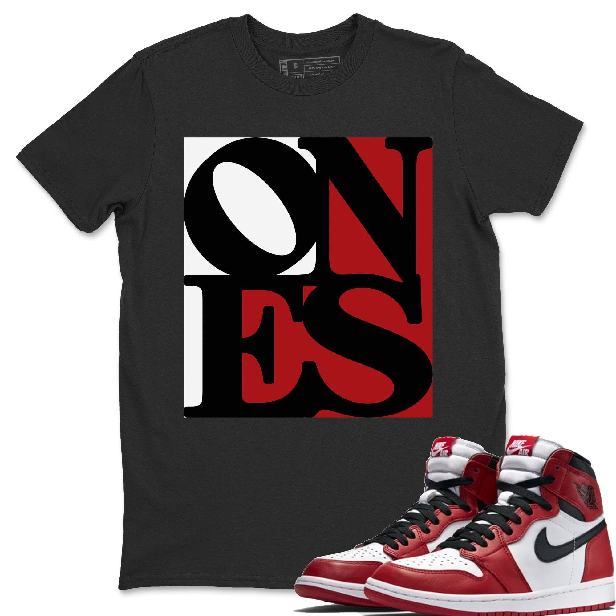Ones Unisex Tops - Air Jordan 1 Varsity Red