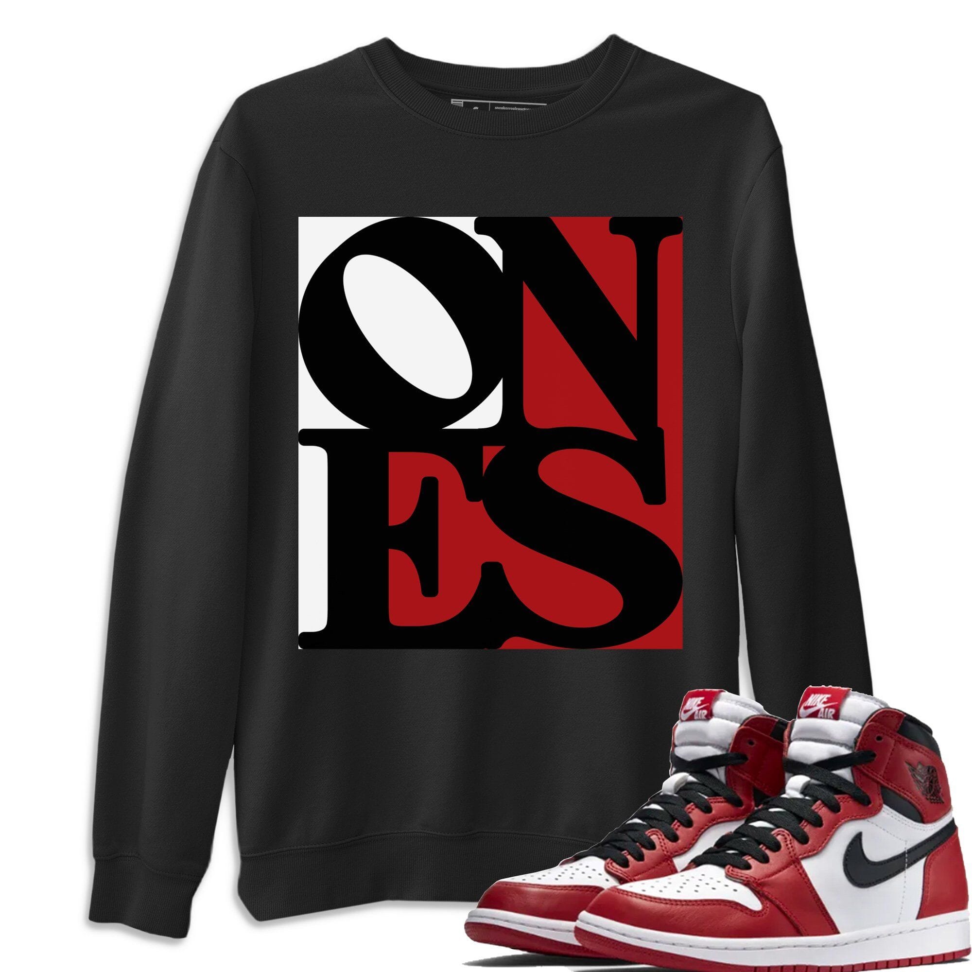 Ones Unisex Tops - Air Jordan 1 Varsity Red