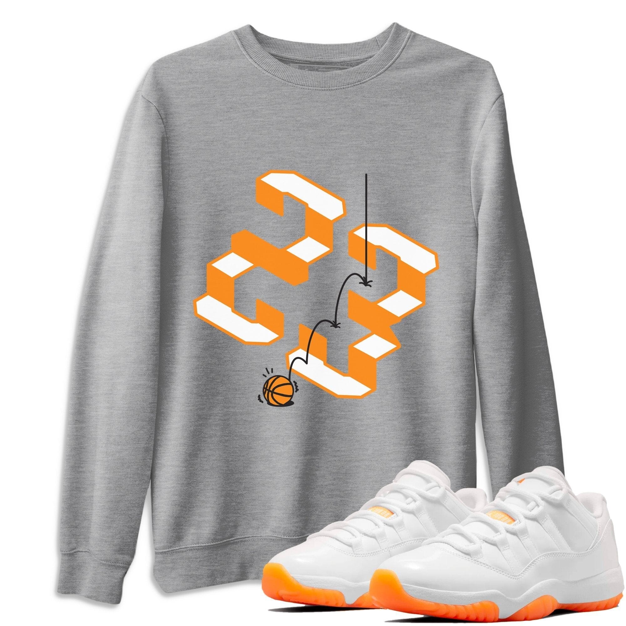 Steps Unisex Tops - Air Jordan 11 Citrus